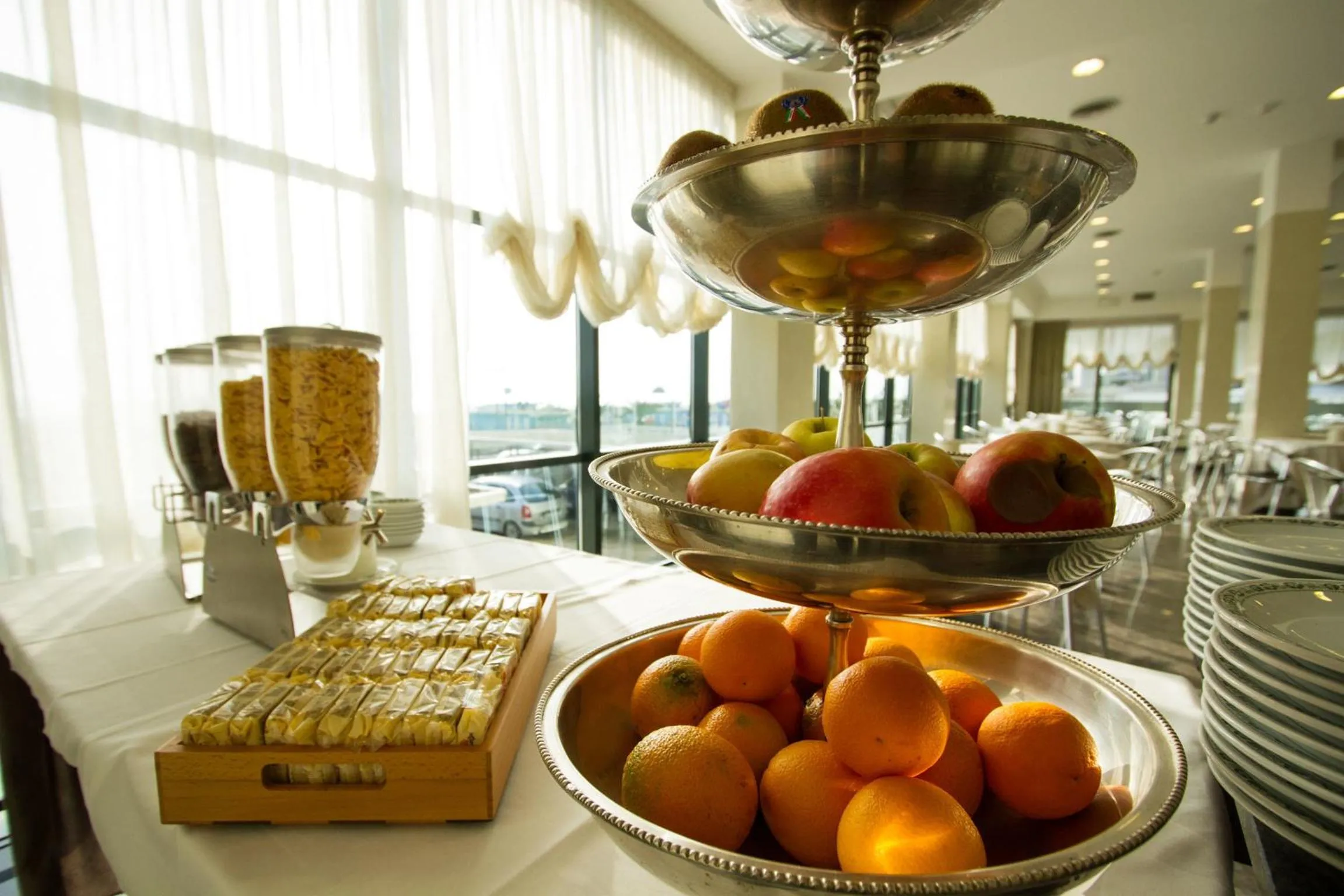 Buffet breakfast in Hotel Nord Est