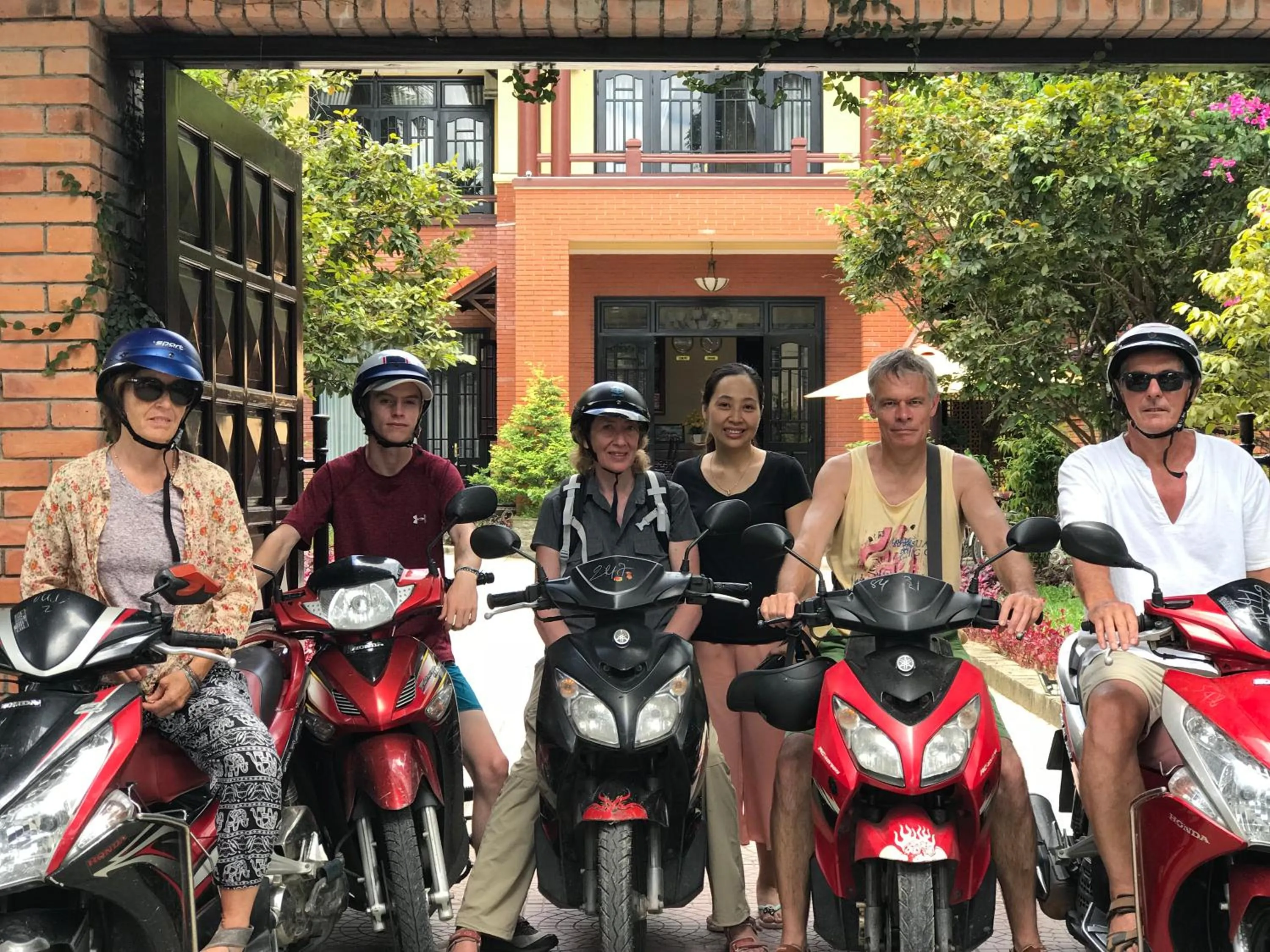 group of guests in Spring Garden Villa