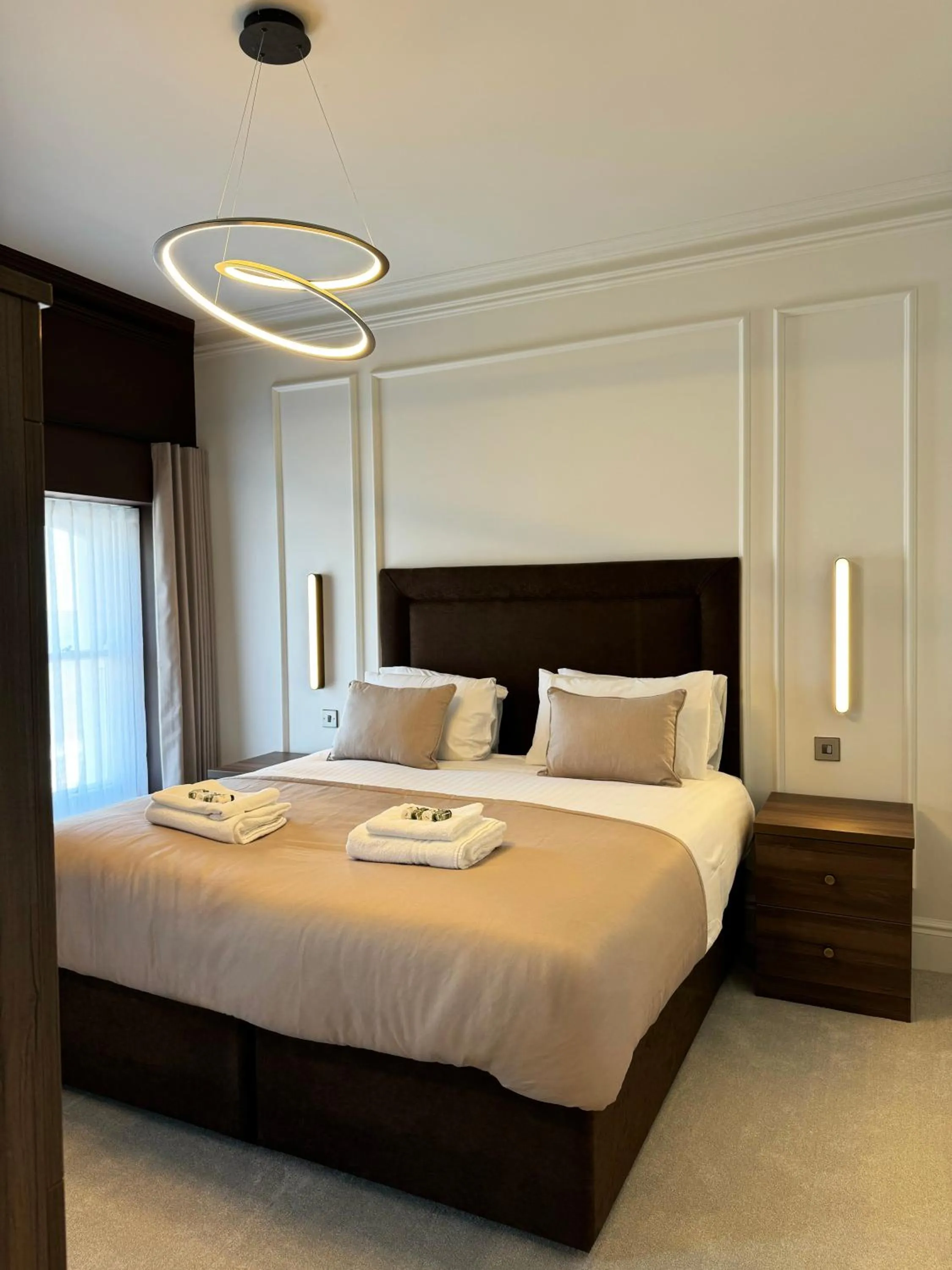 Bed in The Cae Mor Hotel