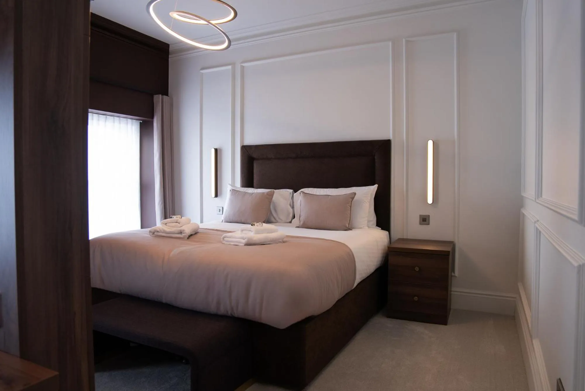 Bed in The Cae Mor Hotel