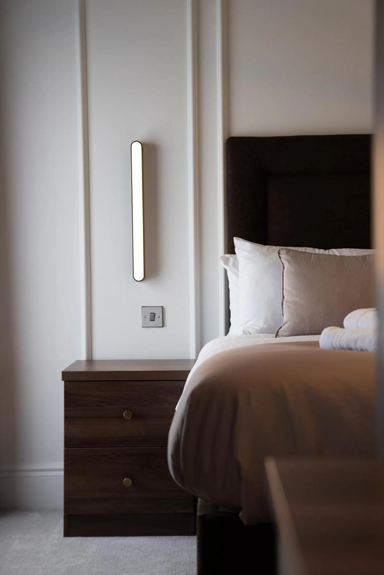 Bed in The Cae Mor Hotel