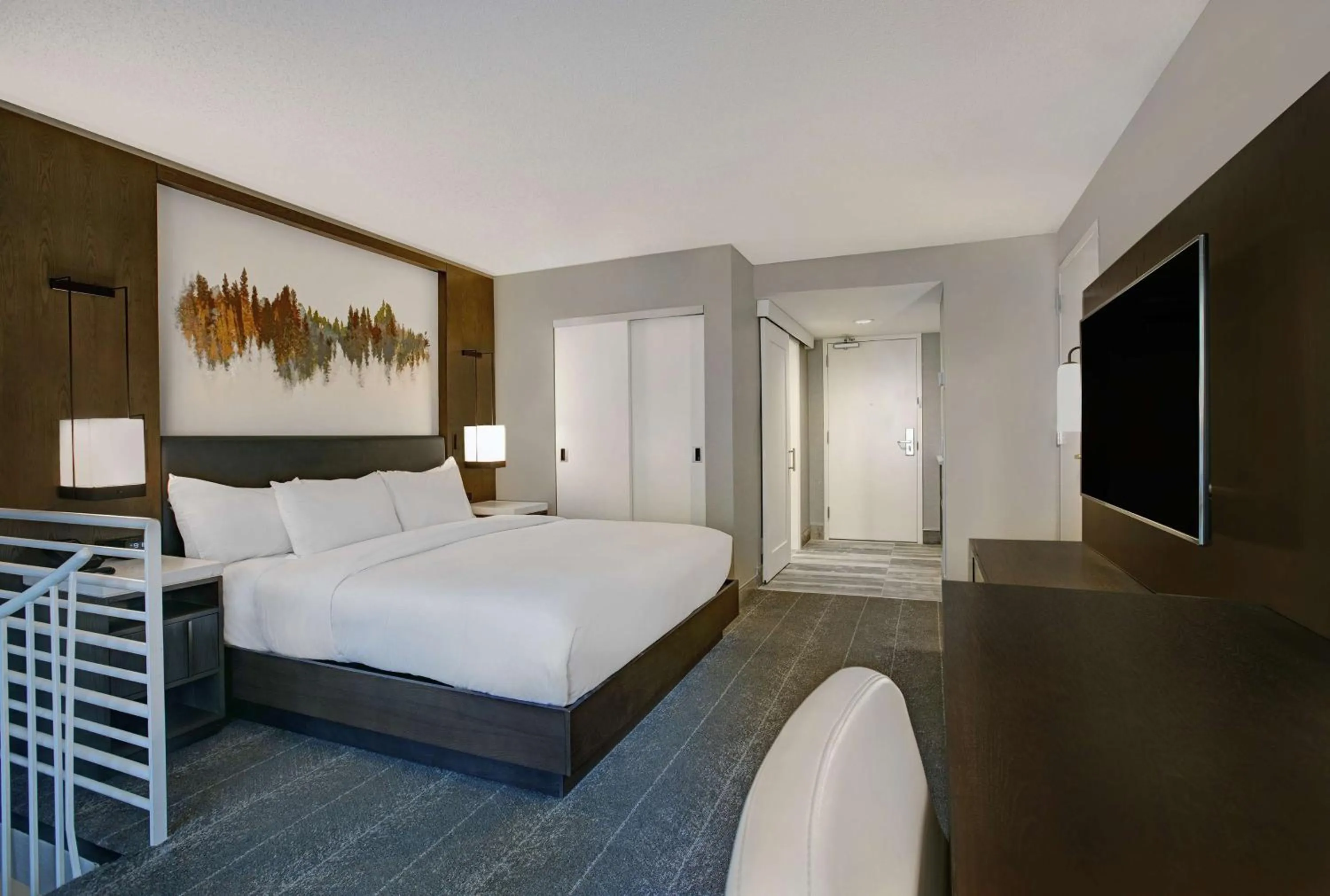 Bedroom, Bed in Hilton Peachtree City Atlanta Hotel & Conference Center