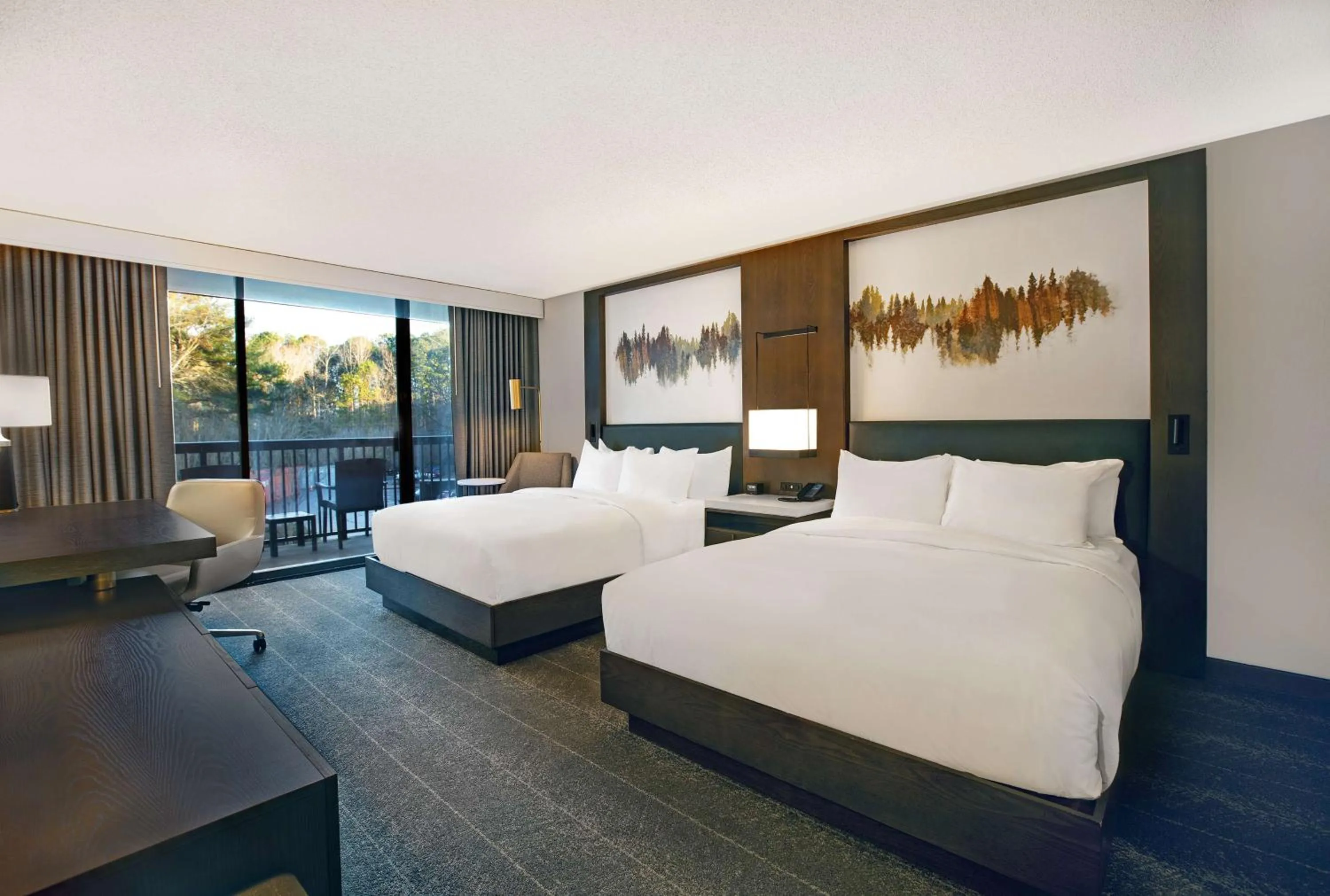 Bedroom, Bed in Hilton Peachtree City Atlanta Hotel & Conference Center