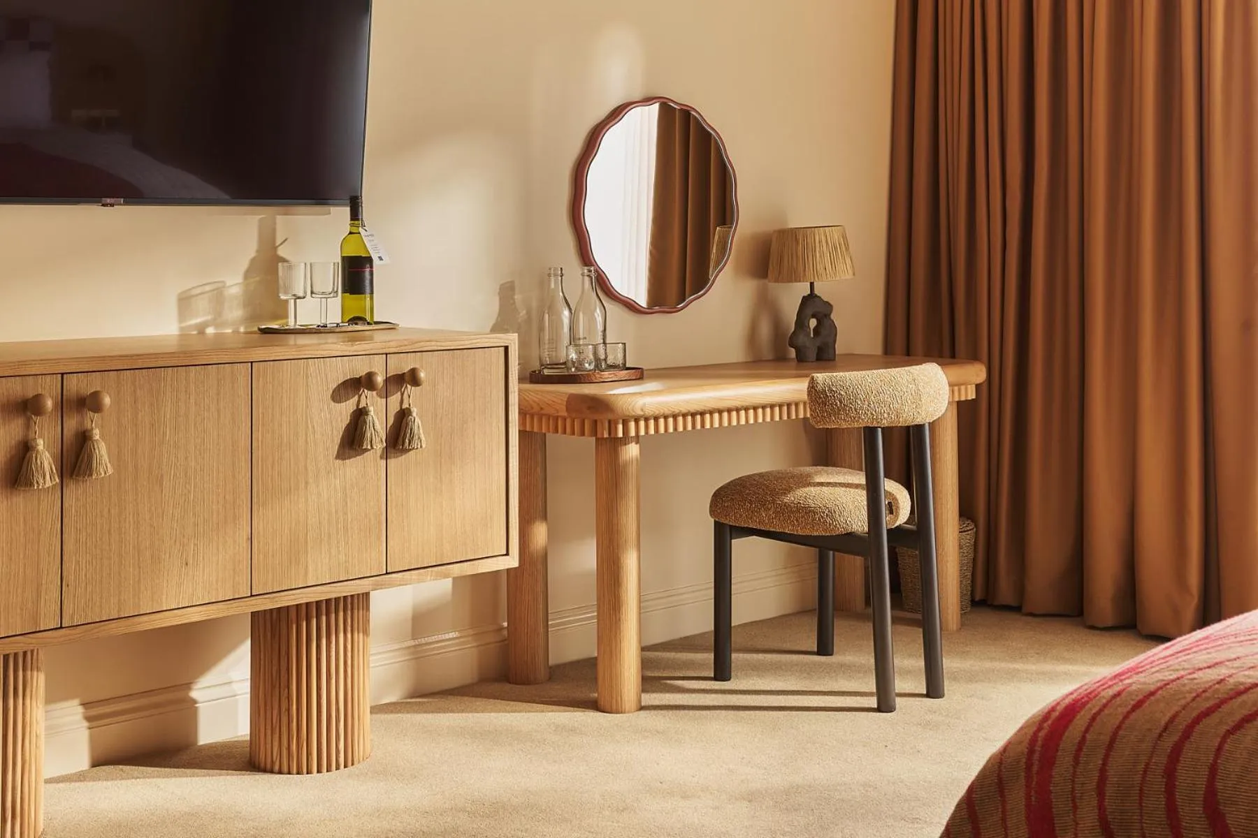 Bedroom, Bed in Crafted at Powdermills