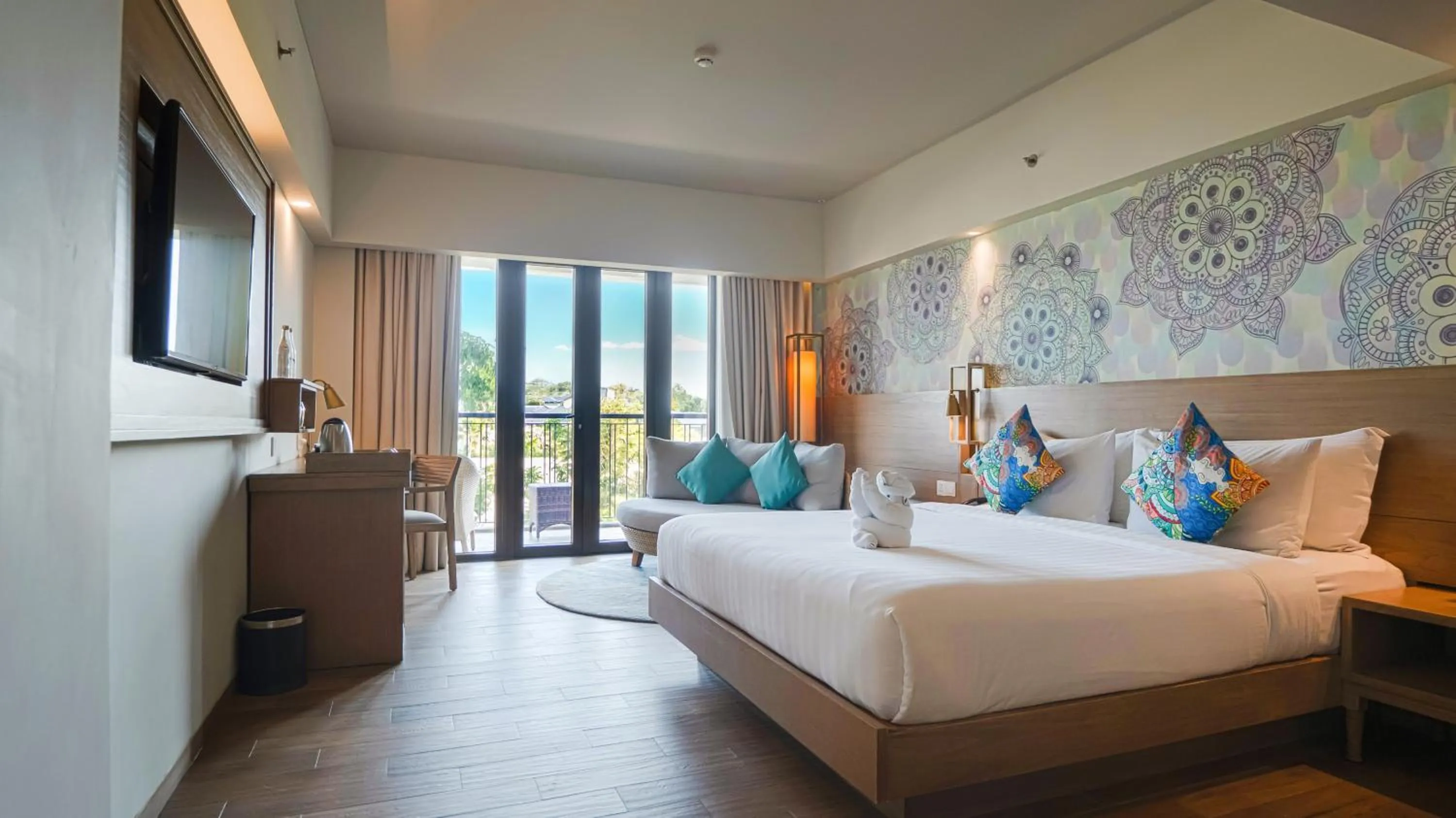 Bed in Eastin Ashta Resort Canggu