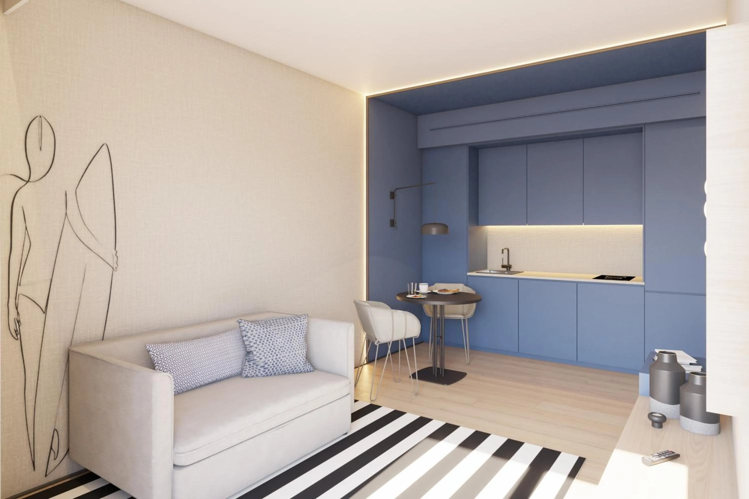 Kitchen or kitchenette in Hotel Lis Mallorca