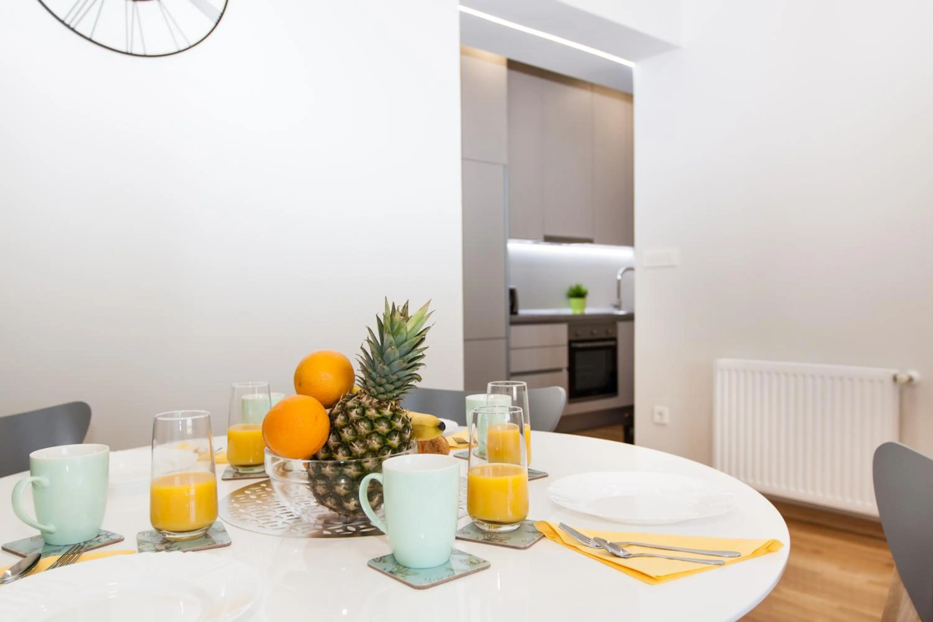 Dining area in Luxury Main Square Apartments