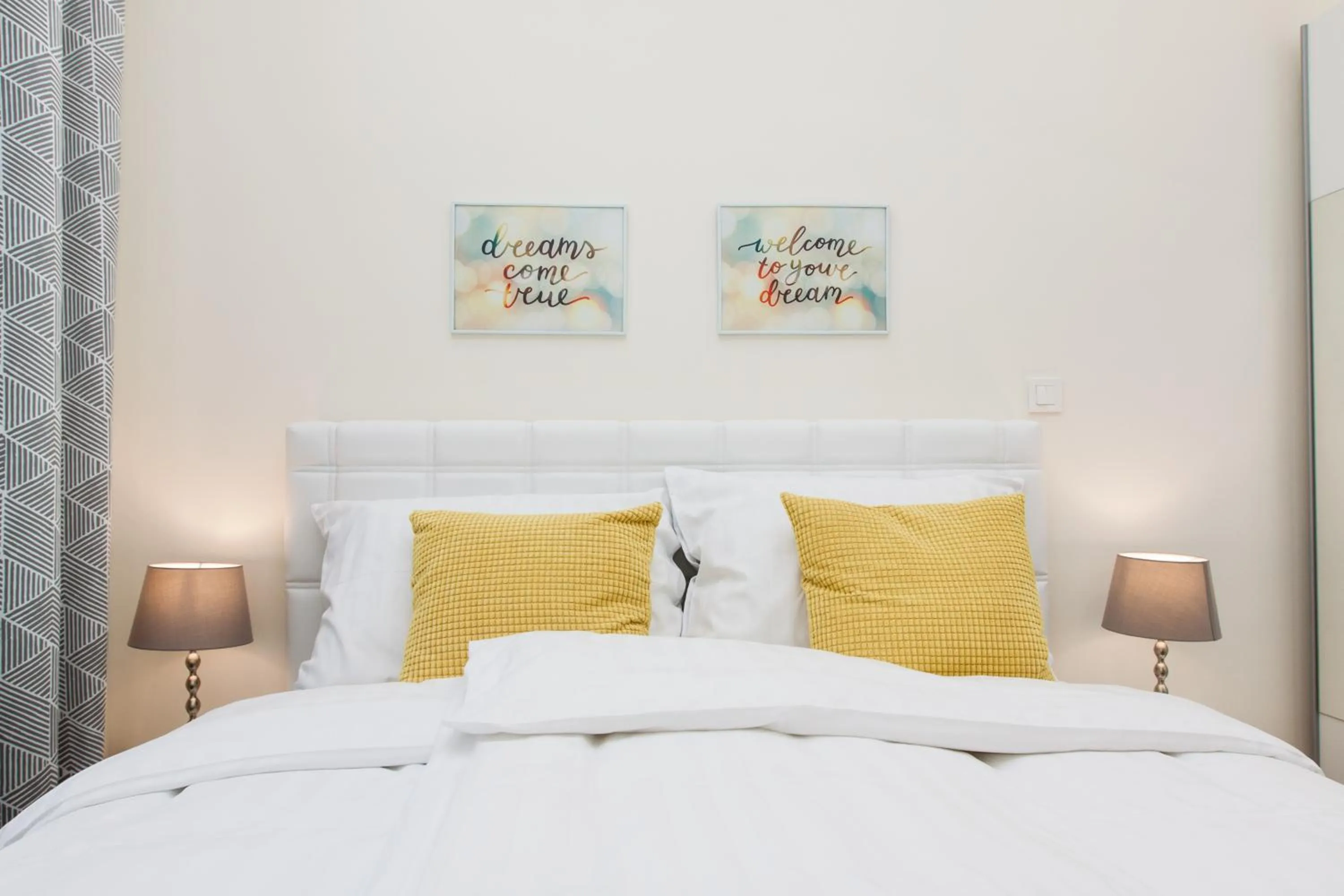 Bedroom, Bed in Luxury Main Square Apartments