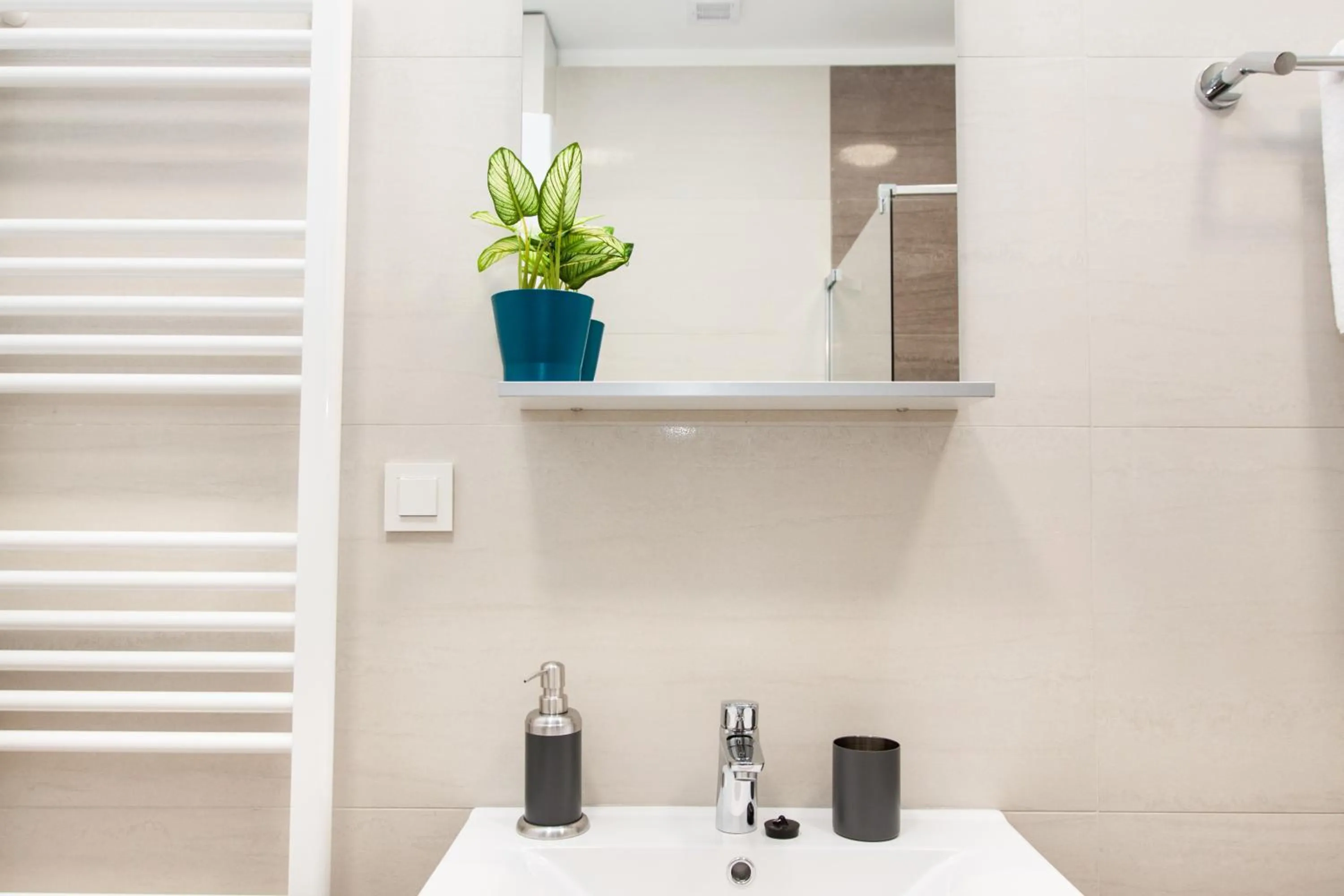 Bathroom in Luxury Main Square Apartments