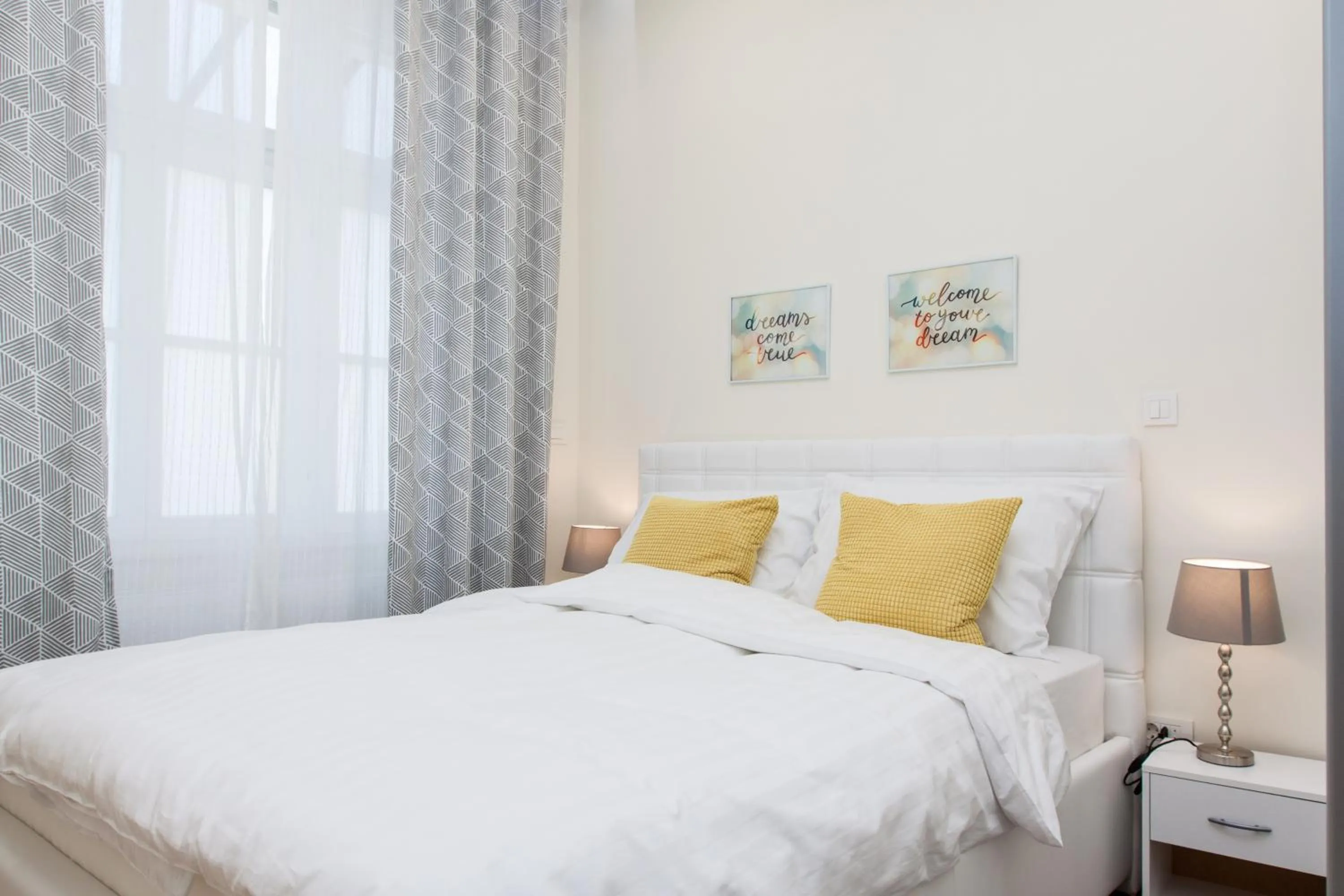 Bedroom, Bed in Luxury Main Square Apartments