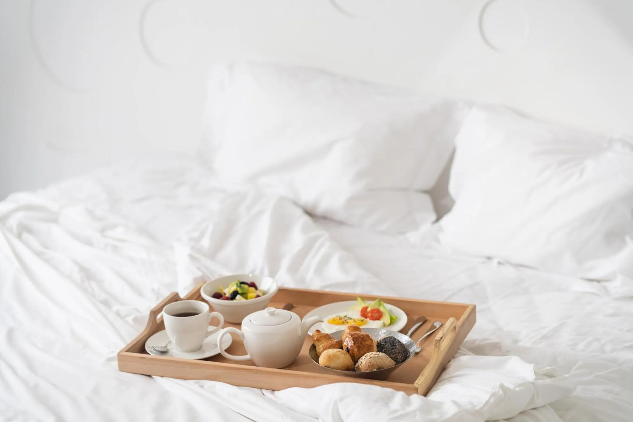 Bed in Vichy Thermalia Spa Hôtel