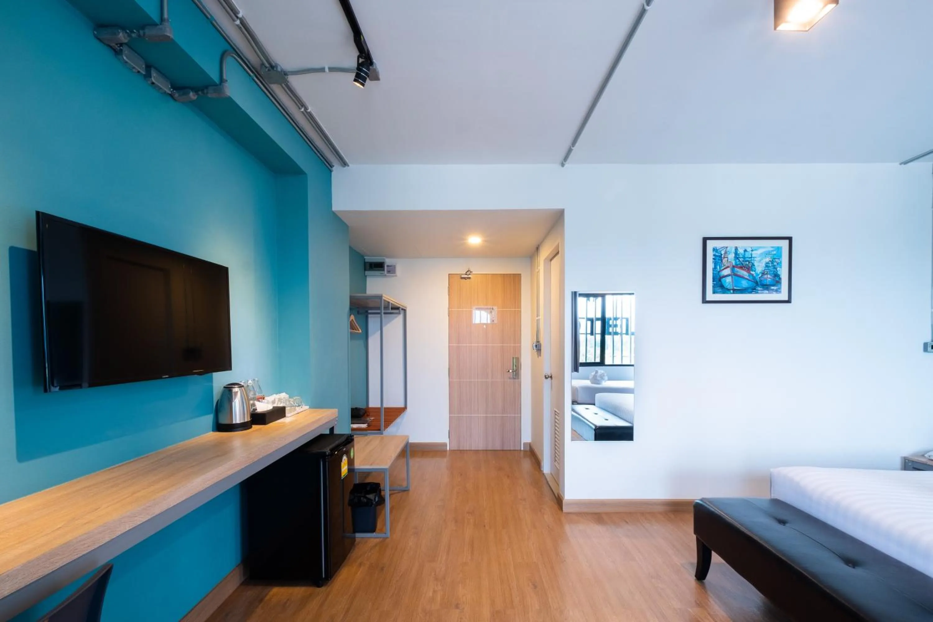 Seating area in S.22 Hotel Suratthani