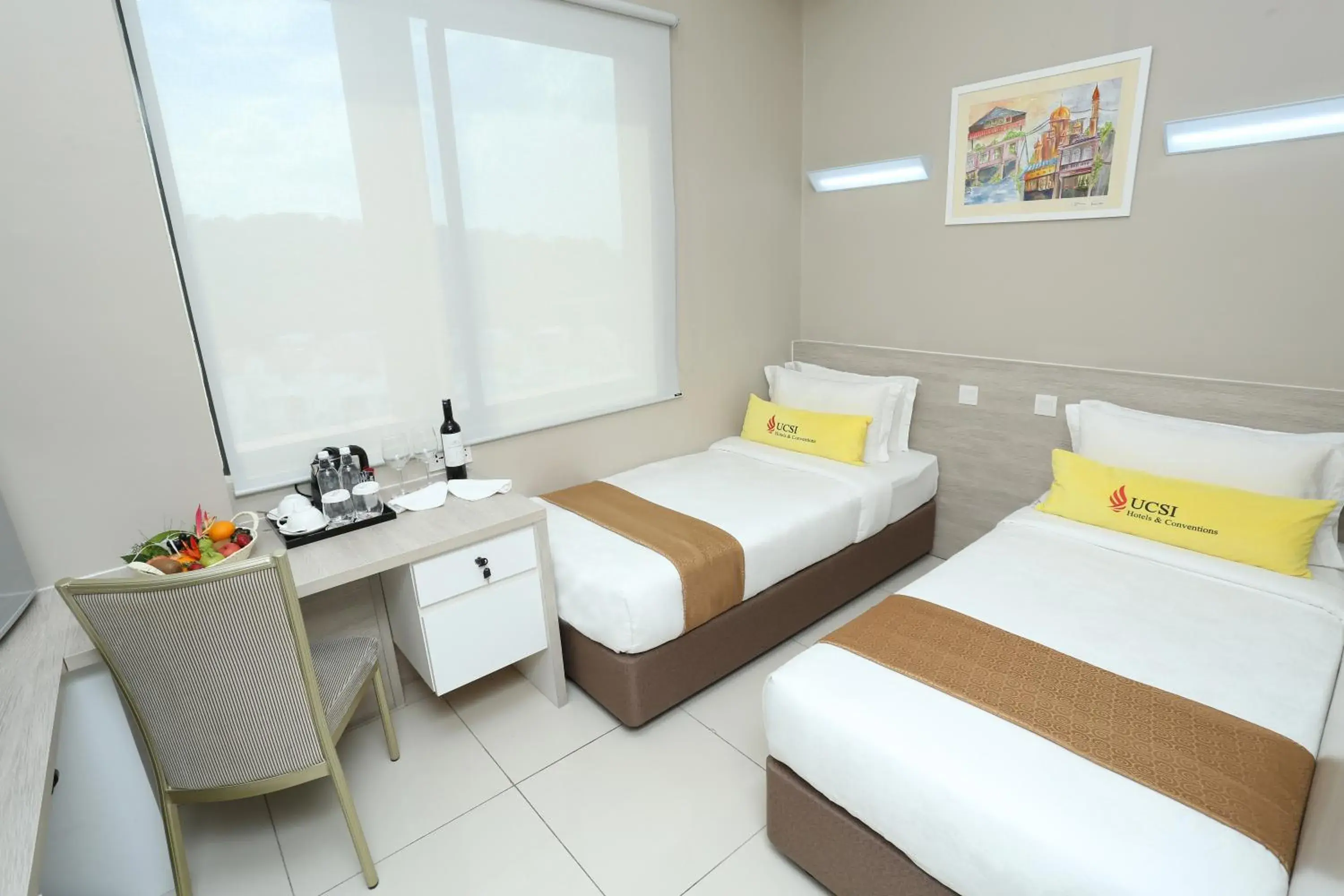 Standard Twin Room in Le Quadri Kuala Lumpur By UCSI Hotels Standard Twin Room in Le Quadri Kuala Lumpur By UCSI Hotels