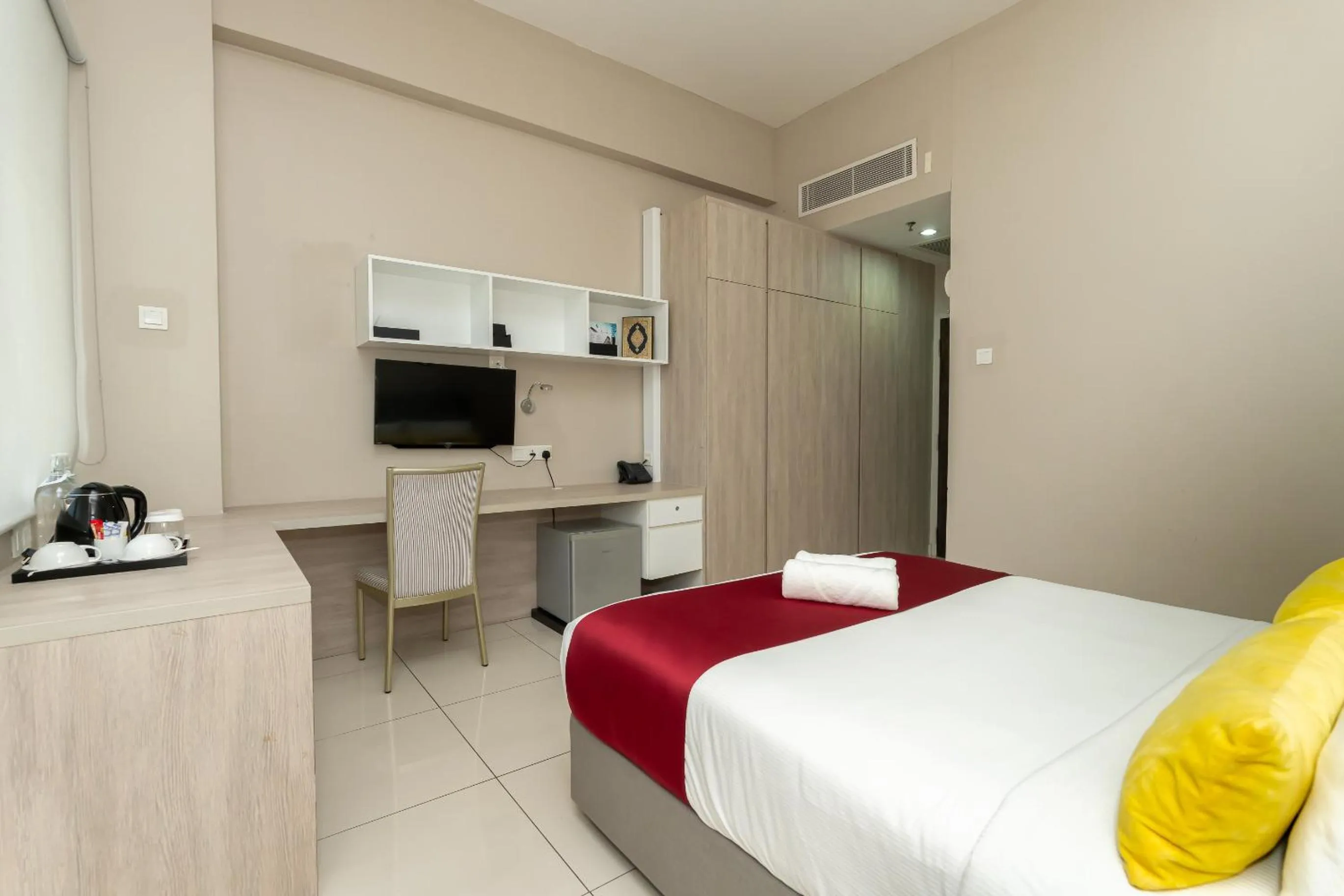 Bedroom, Bed in Le Quadri Kuala Lumpur By UCSI Hotels