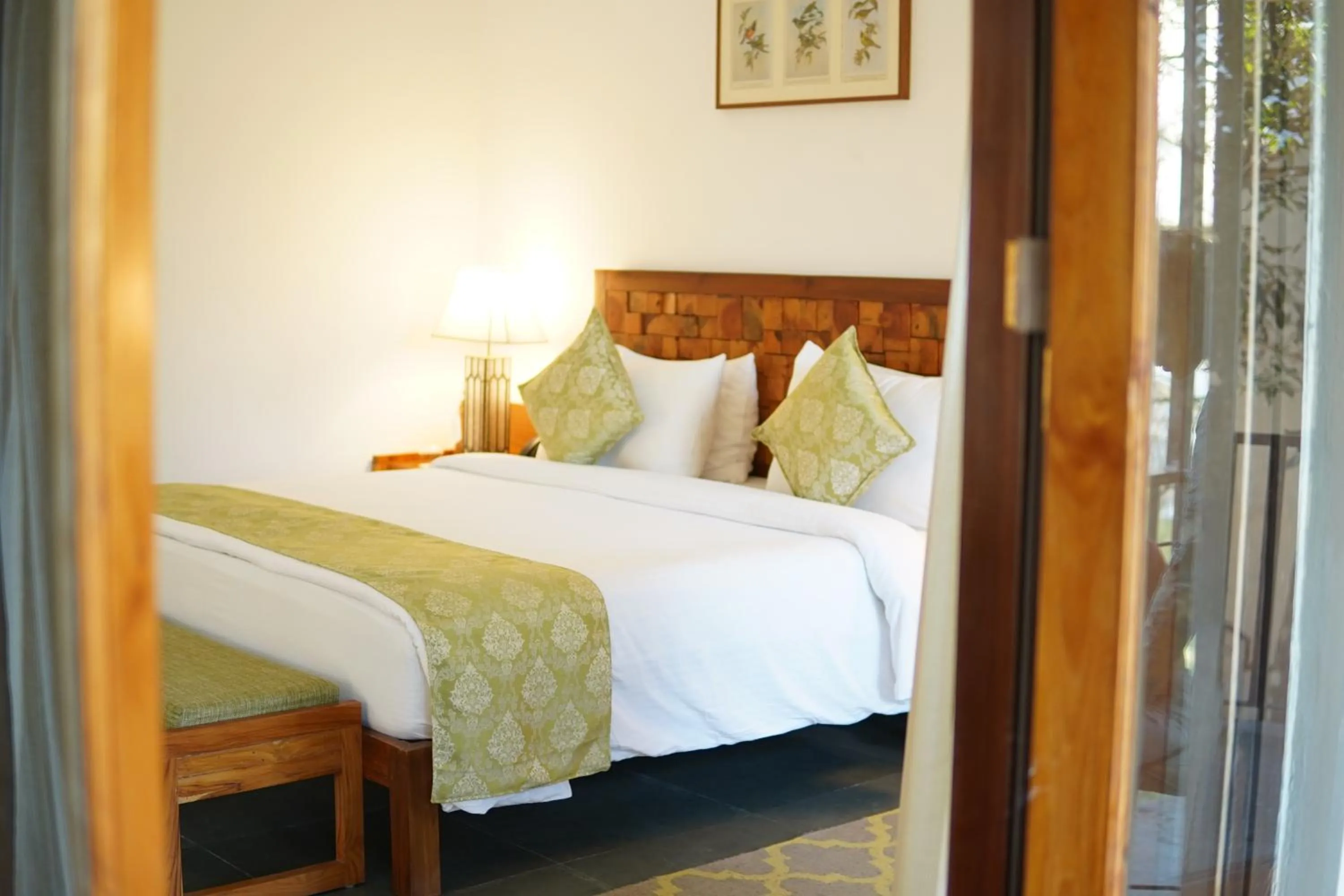 Bed in Saraca Resort & Spa Corbett