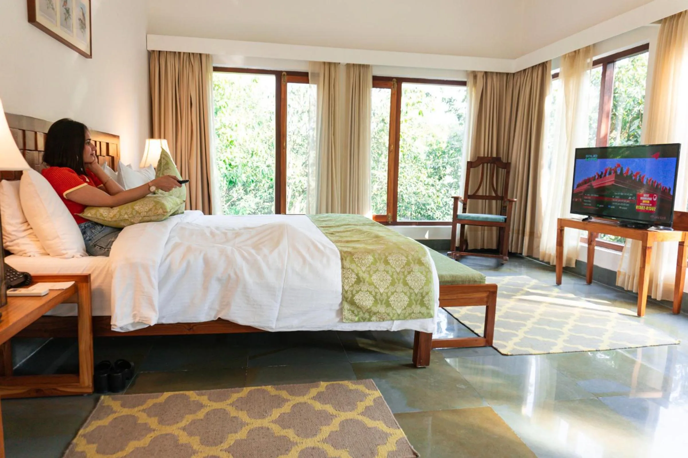 Bedroom, Bed in Saraca Resort & Spa Corbett