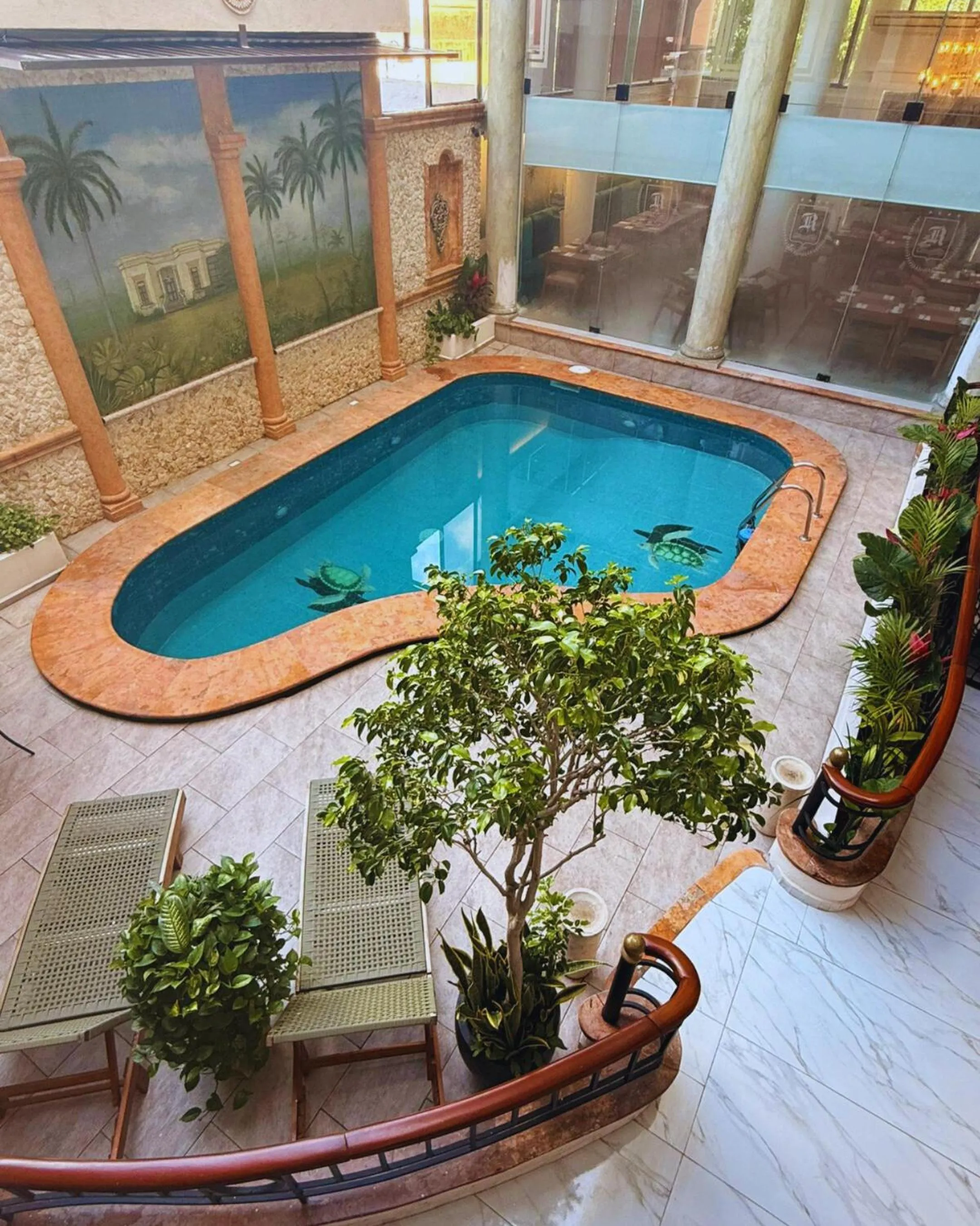 Swimming pool in Hotel Residencial