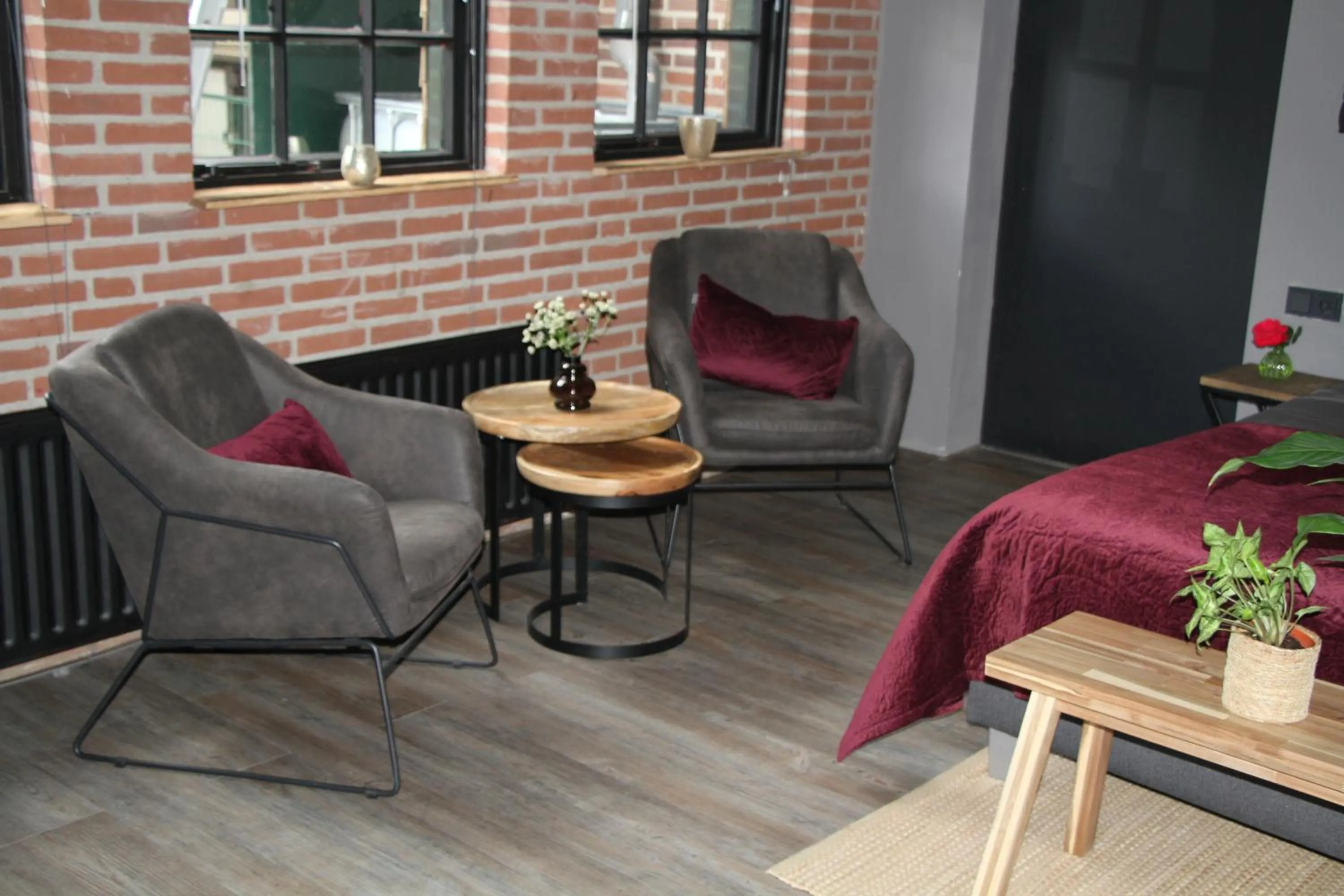 Seating area in B&B de Rekkendonken