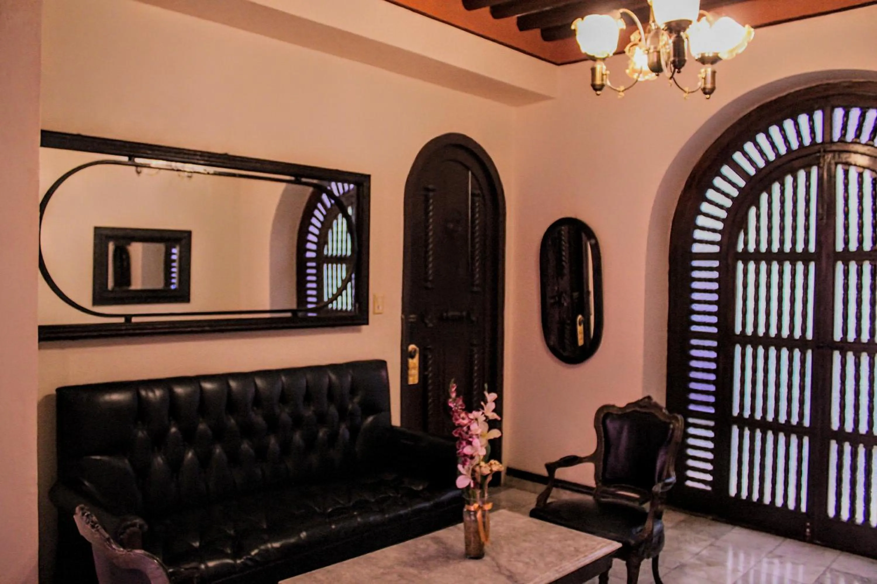 Bed in Casa del Balam Merida