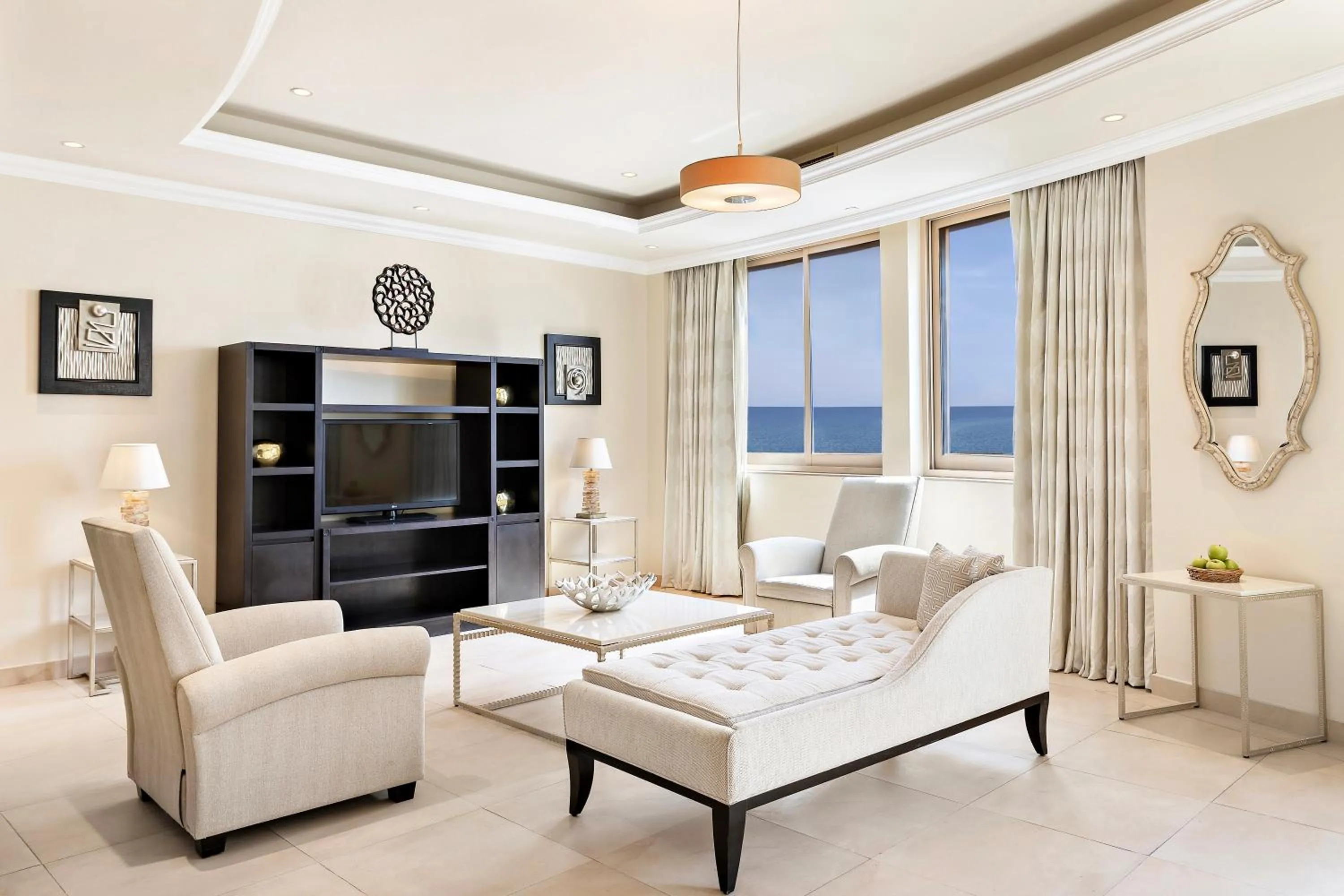 Living room in Al Hamra Residence