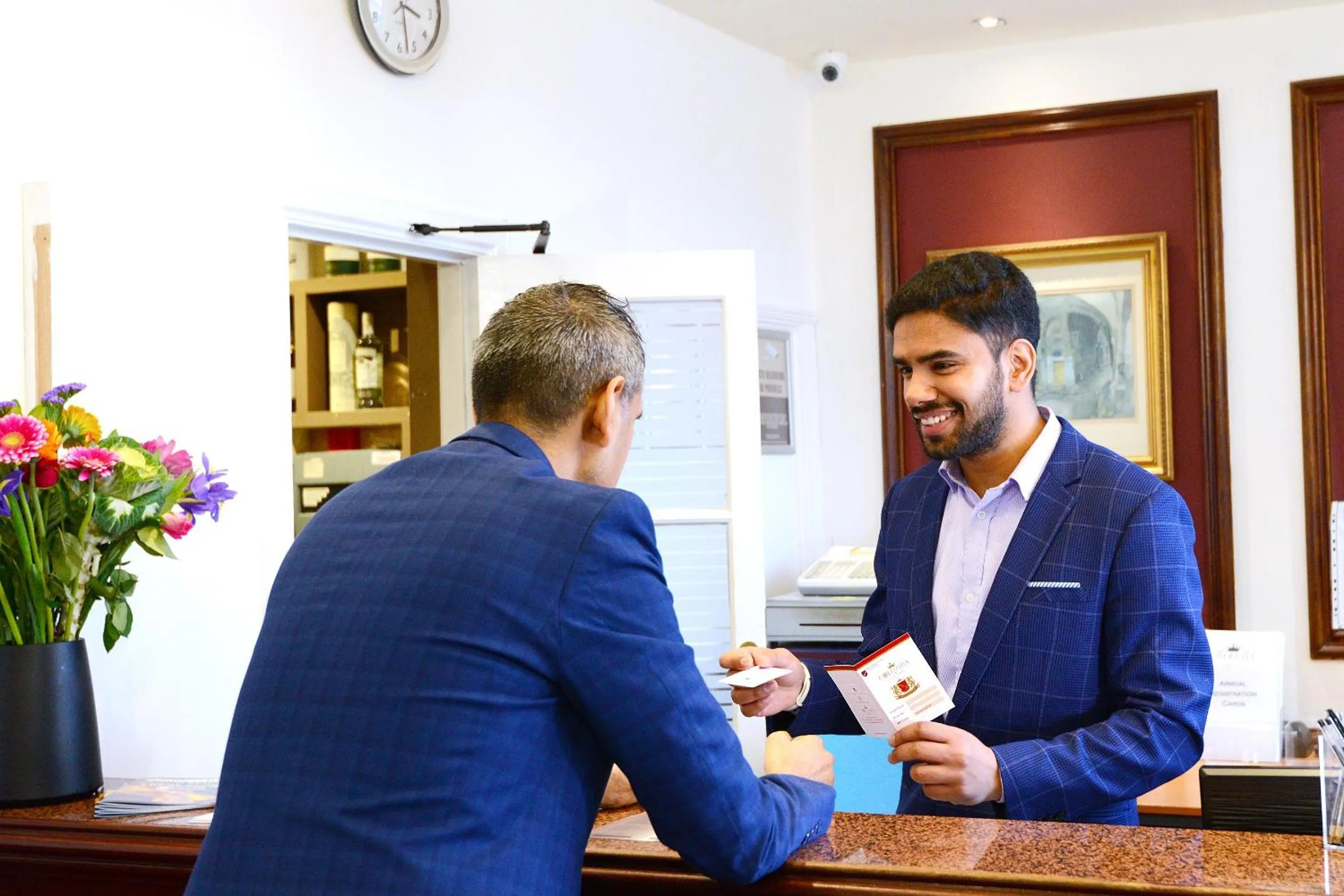 Lobby or reception in Columba Hotel