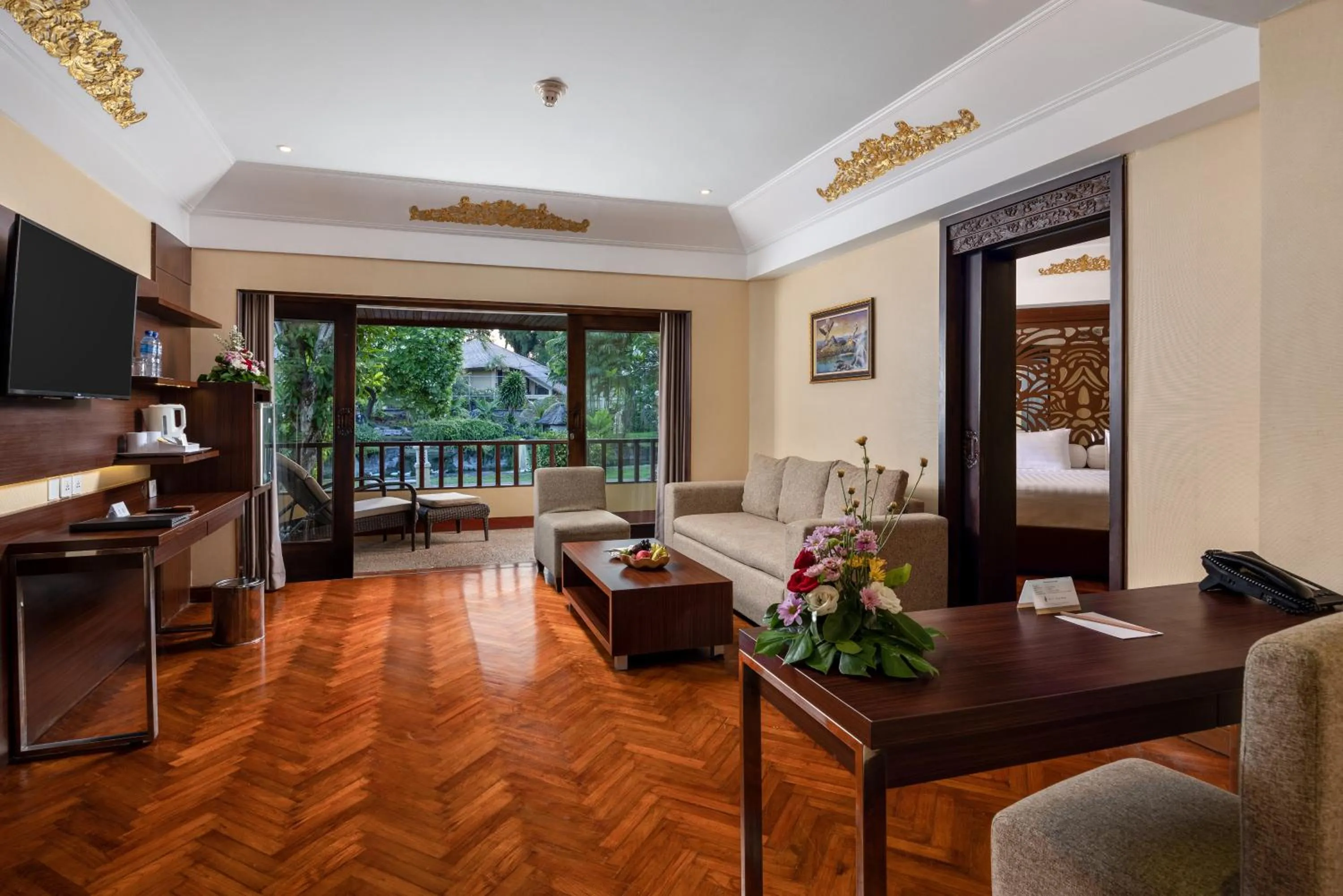 Living room in Prama Sanur Beach Bali