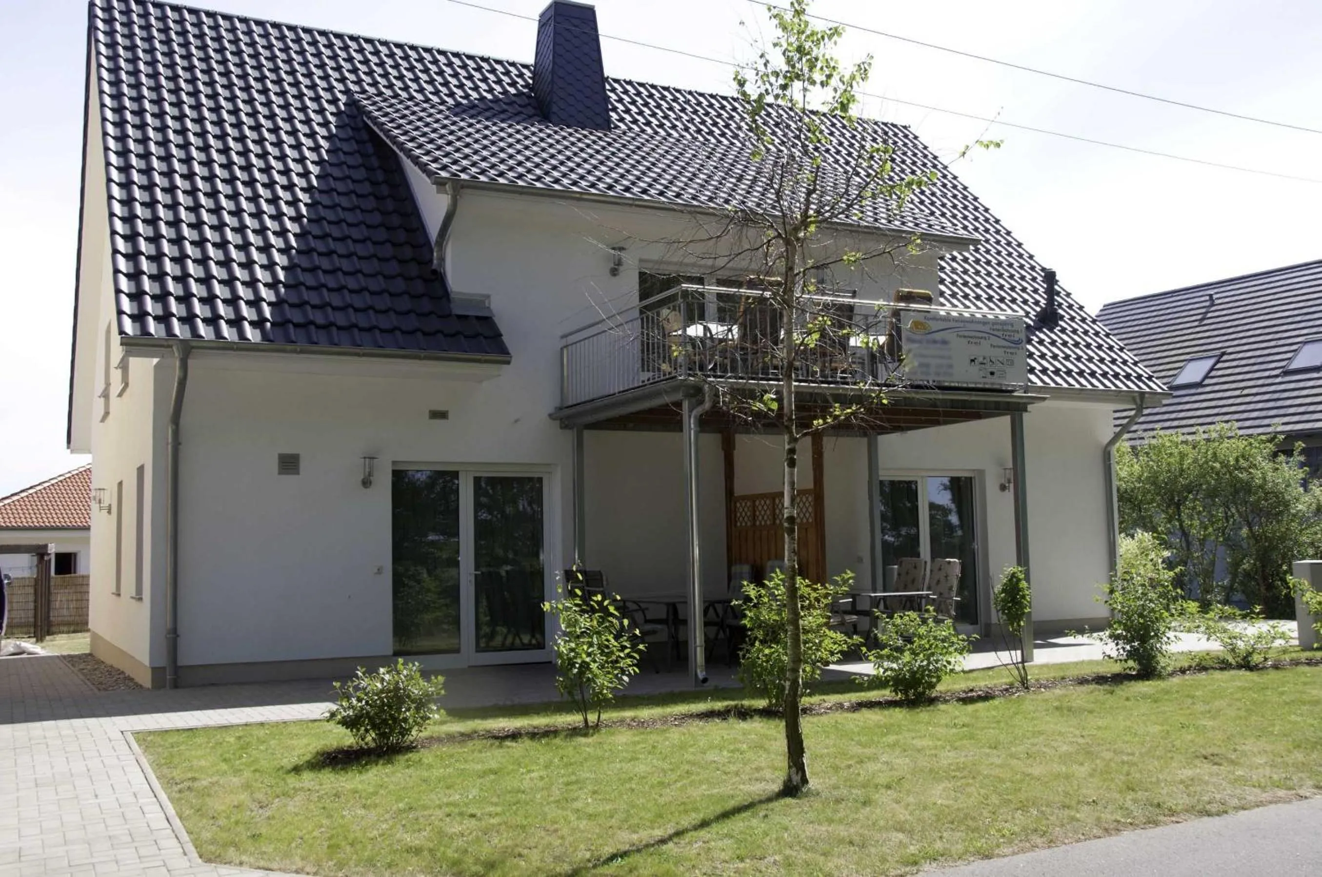 Property building in Haus Werder Wohnung 1 mit Kamin