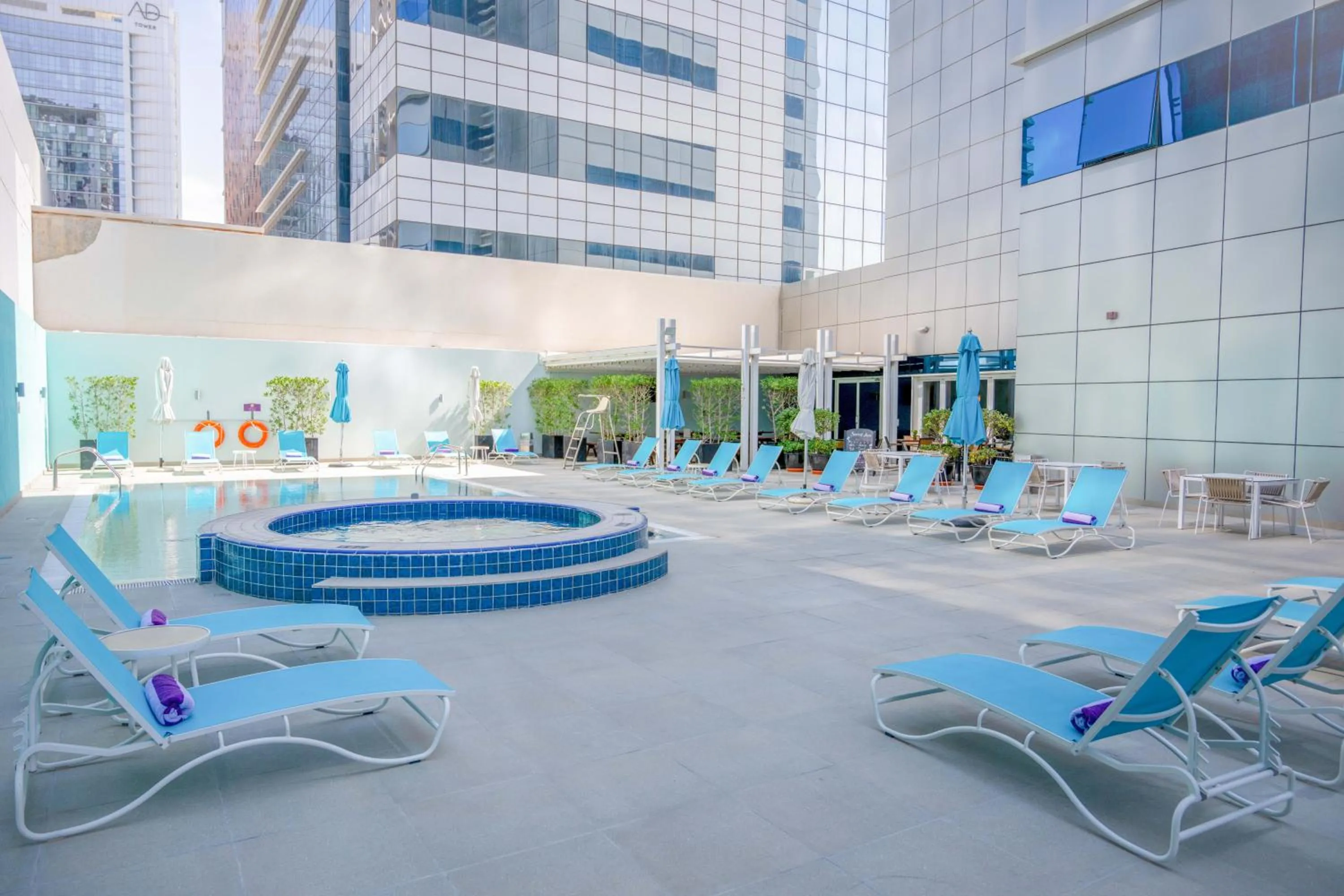 Swimming pool in Premier Inn Abu Dhabi Capital Centre