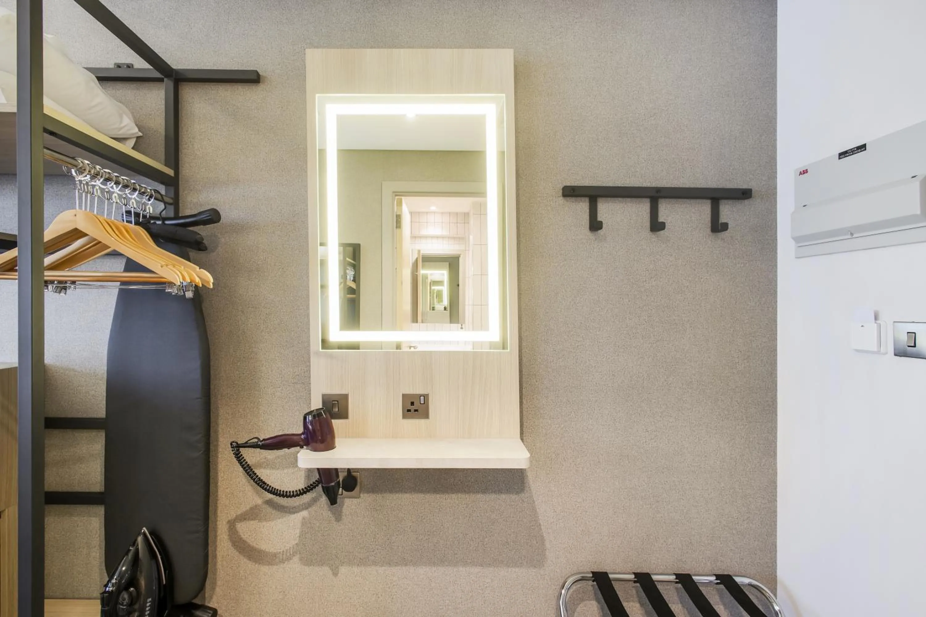 flat iron in Premier Inn Abu Dhabi Capital Centre