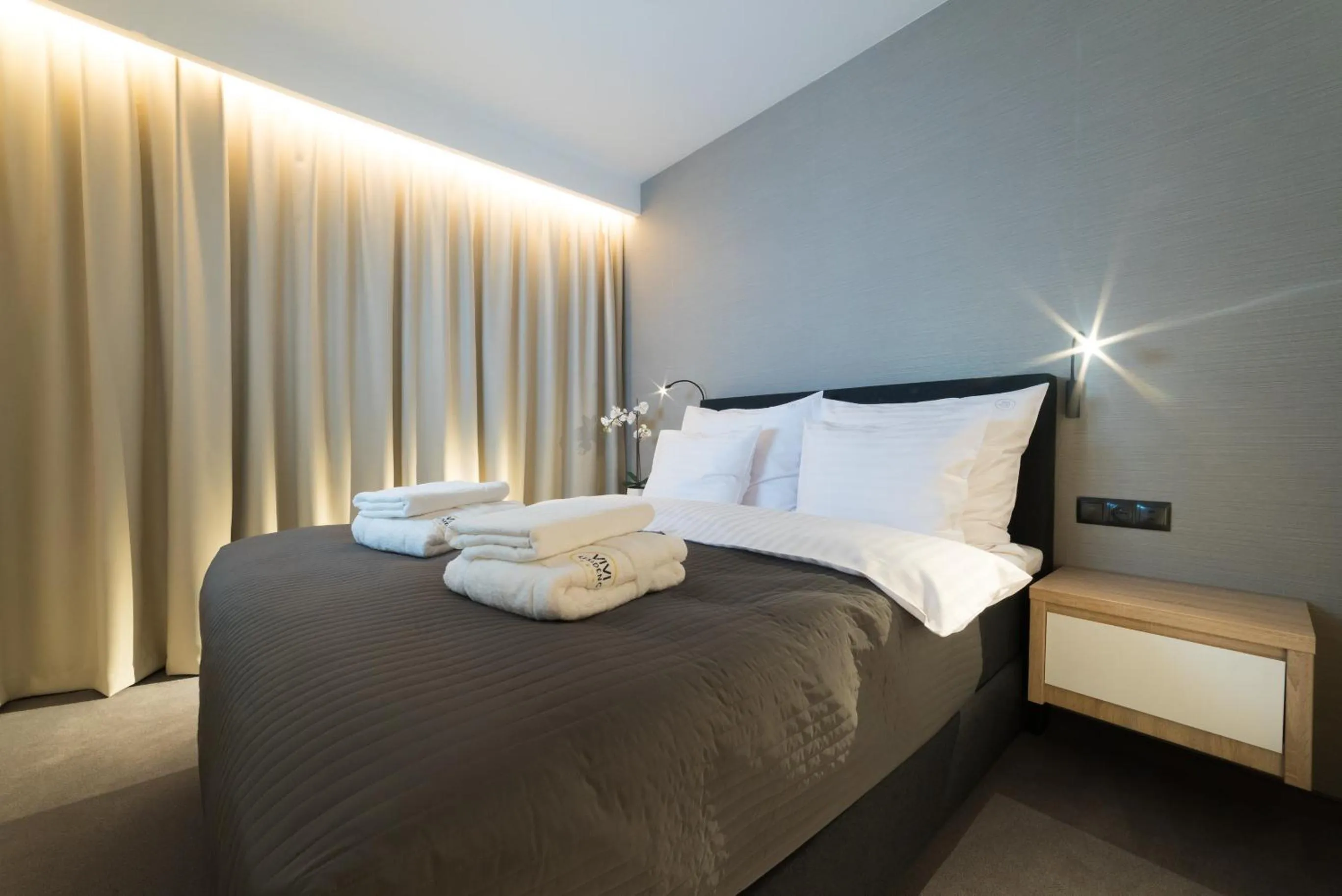 Bed in Apart-Hotel VIVI RESIDENCE & SPA