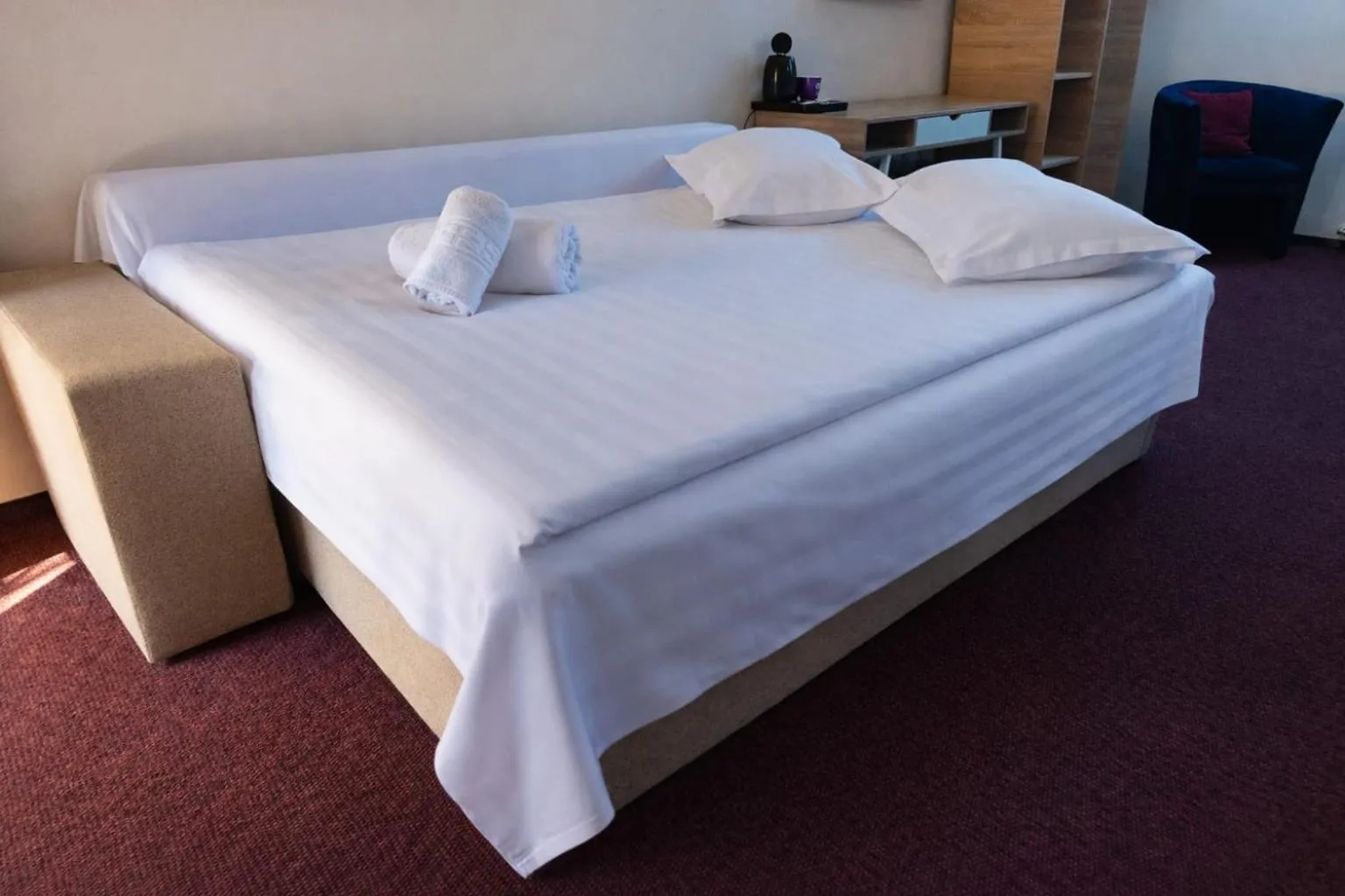 Bed in Long Street Hotel