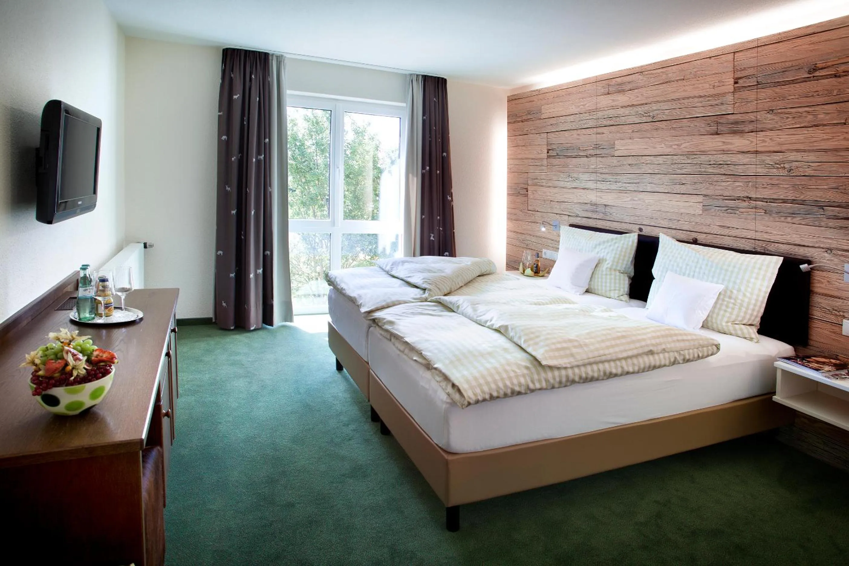 Bed in Hotel Restaurant Anna