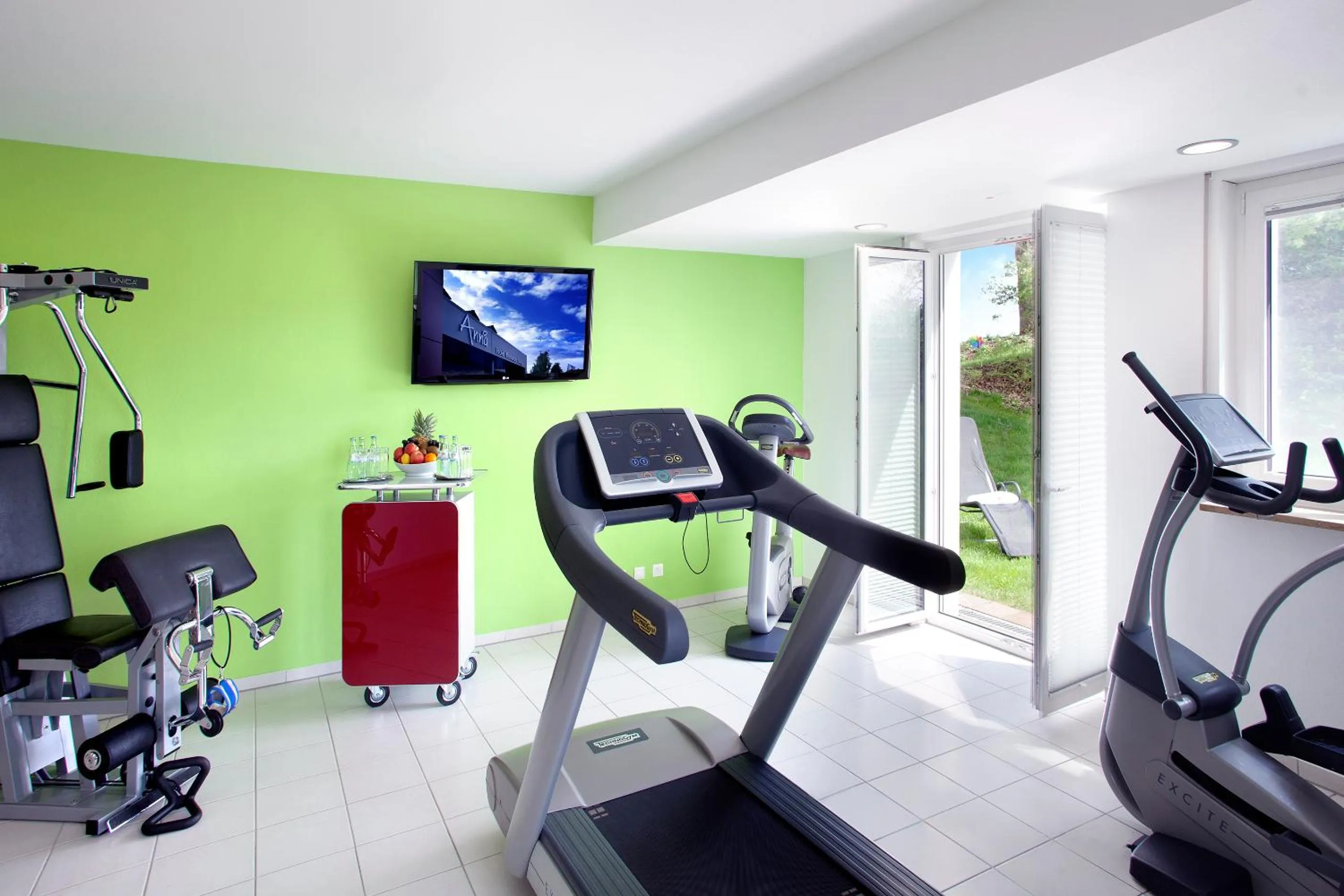 Fitness centre/facilities in Hotel Restaurant Anna