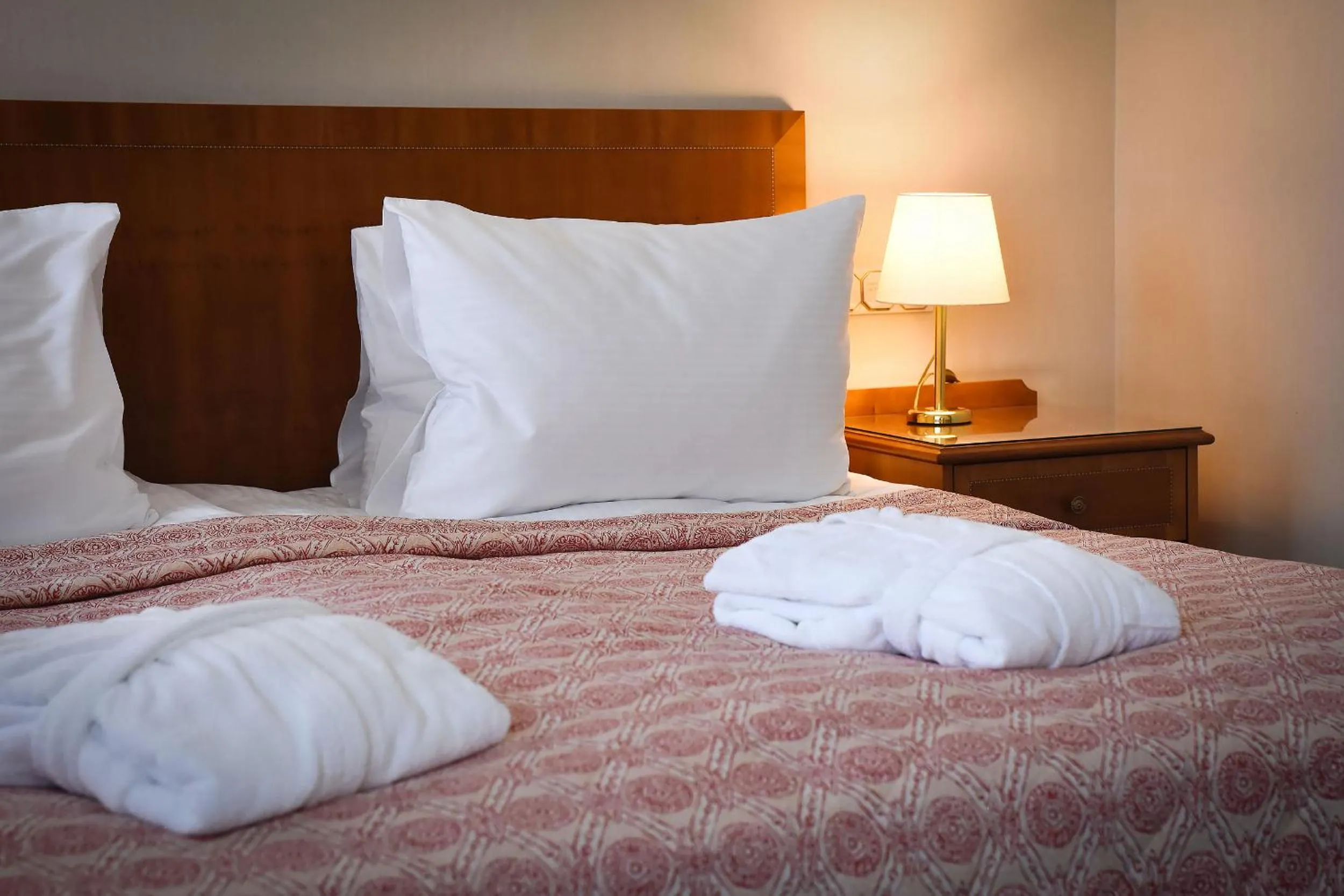 Bed in Natsionalny Hotel