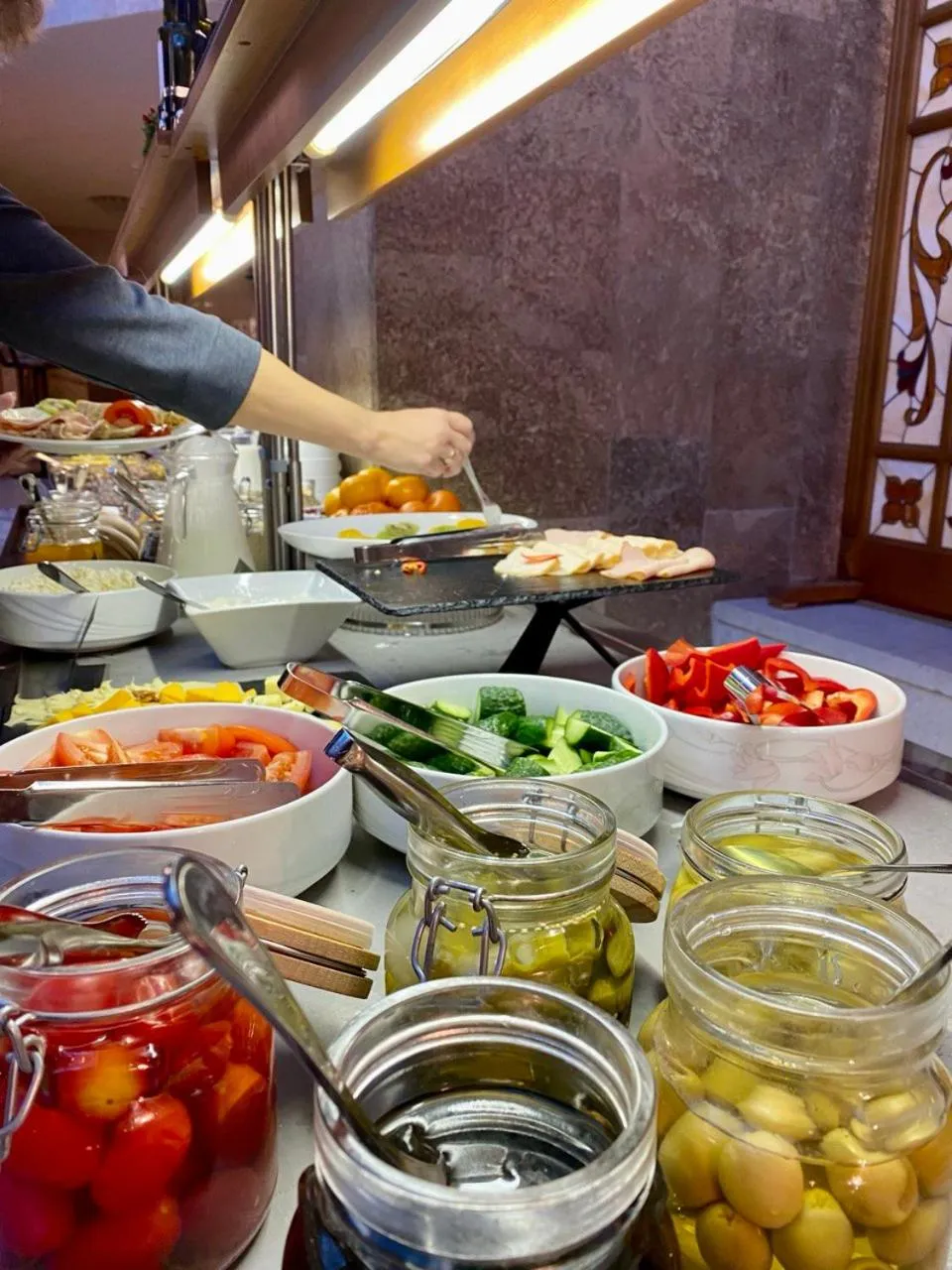 Food and drinks in Natsionalny Hotel