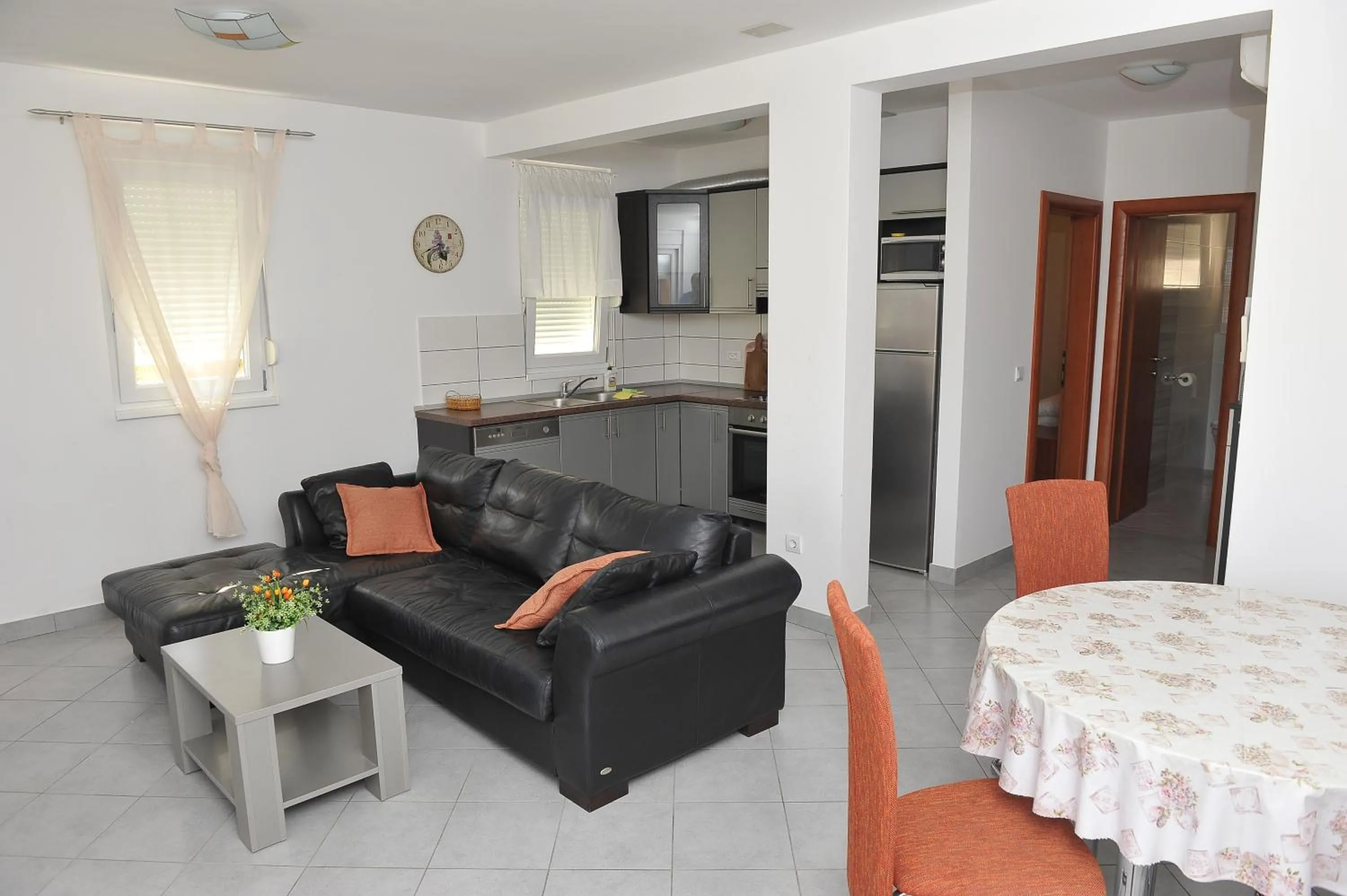 Living room, Bed in Apartments Martina