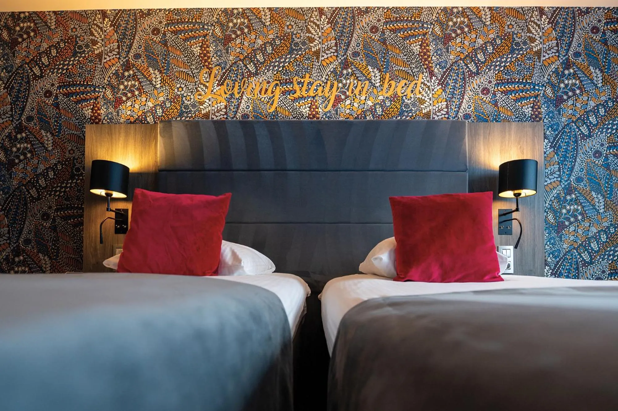 Bed in Van der Valk Hotel Liège Congres