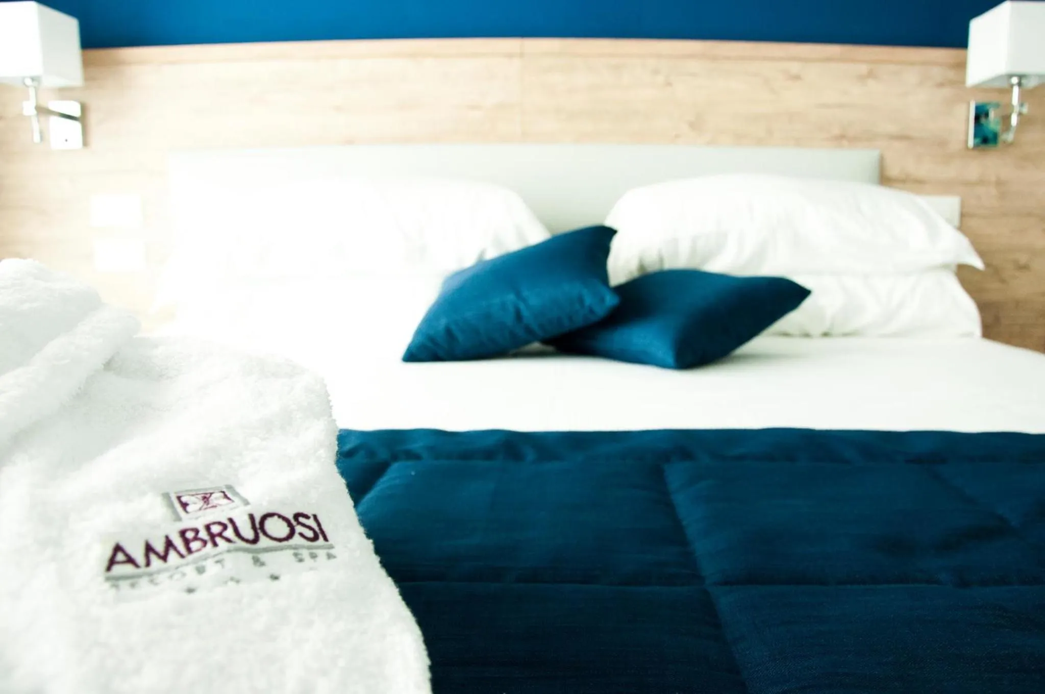 Bed in Ambruosi Village Resort & SPA