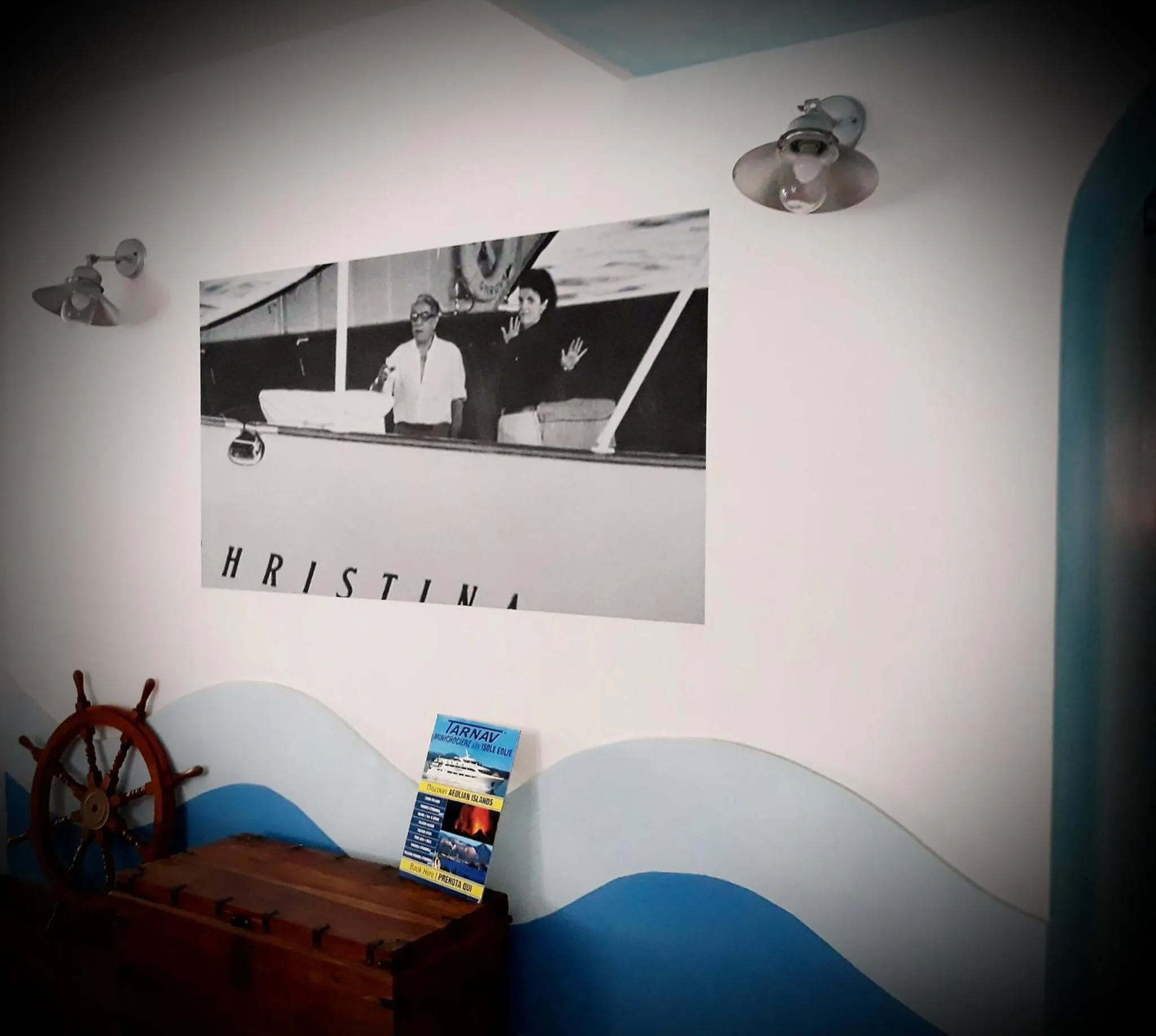 Decorative detail in Yachting Club Mare