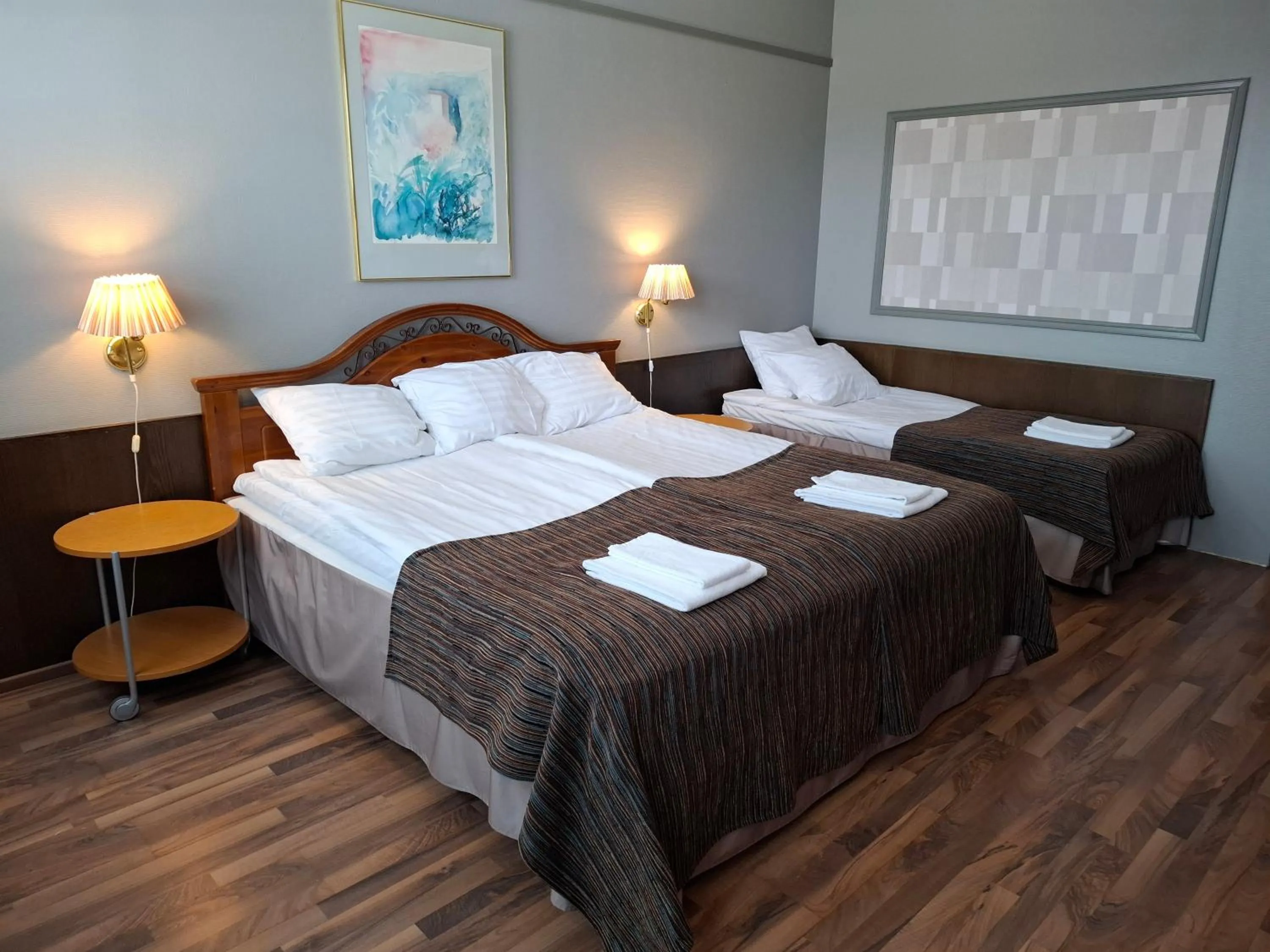 Bed in Hotel Lapuahovi