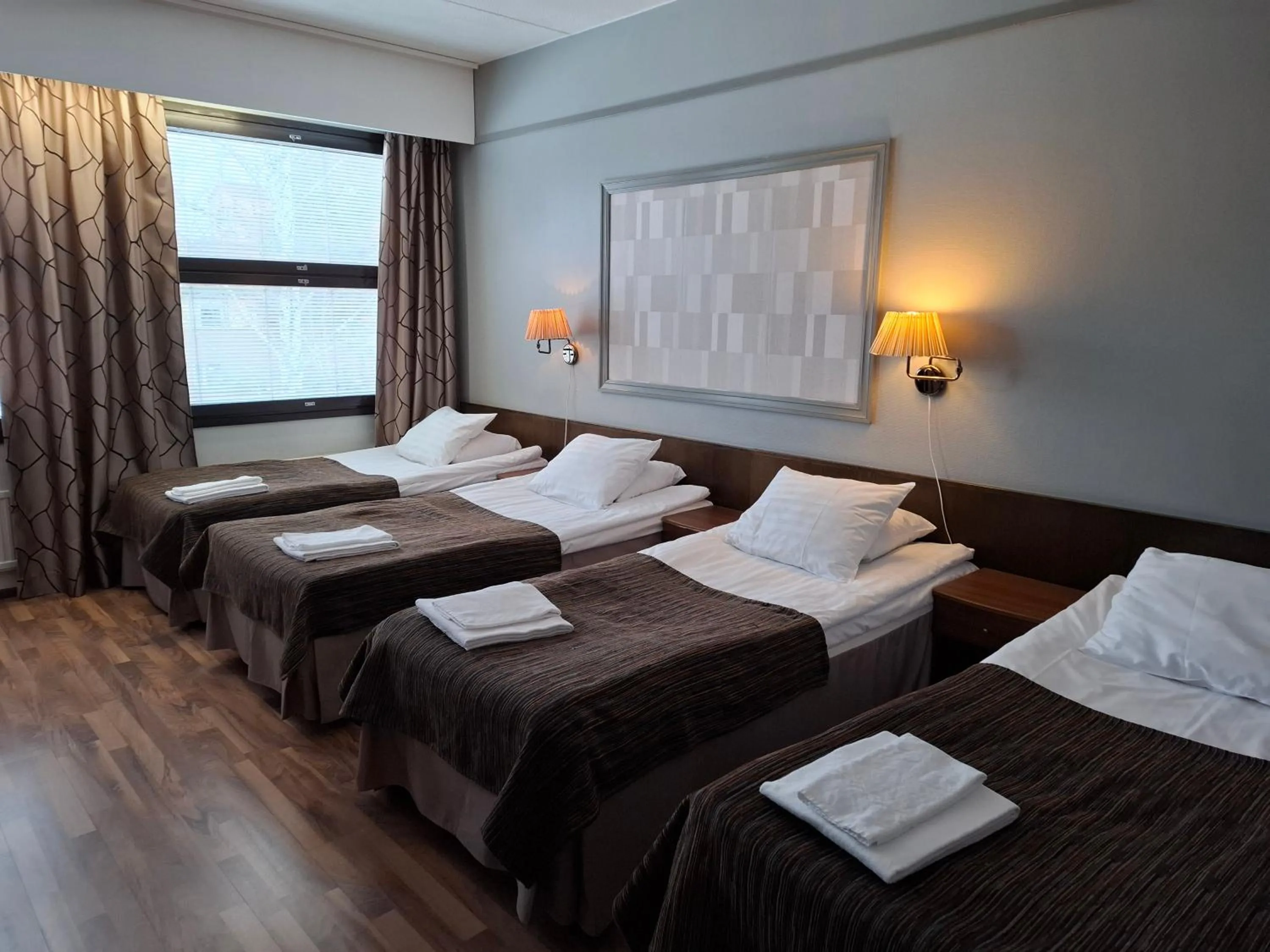 Bed in Hotel Lapuahovi