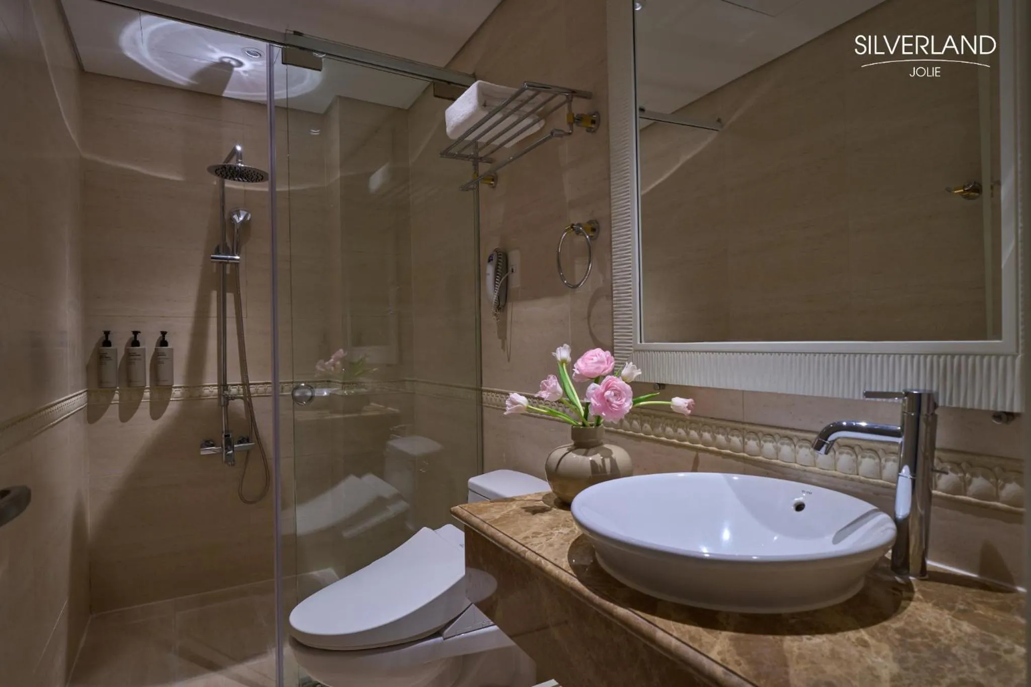 Shower in Silverland Jolie Hotel