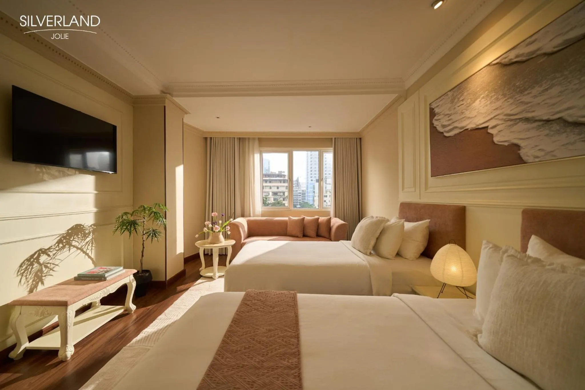 Bed in Silverland Jolie Hotel