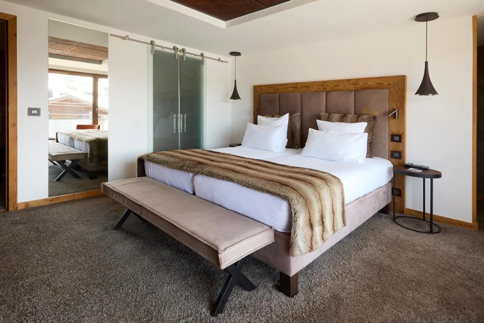 Bed in Hôtel Daria-I Nor by Les Etincelles