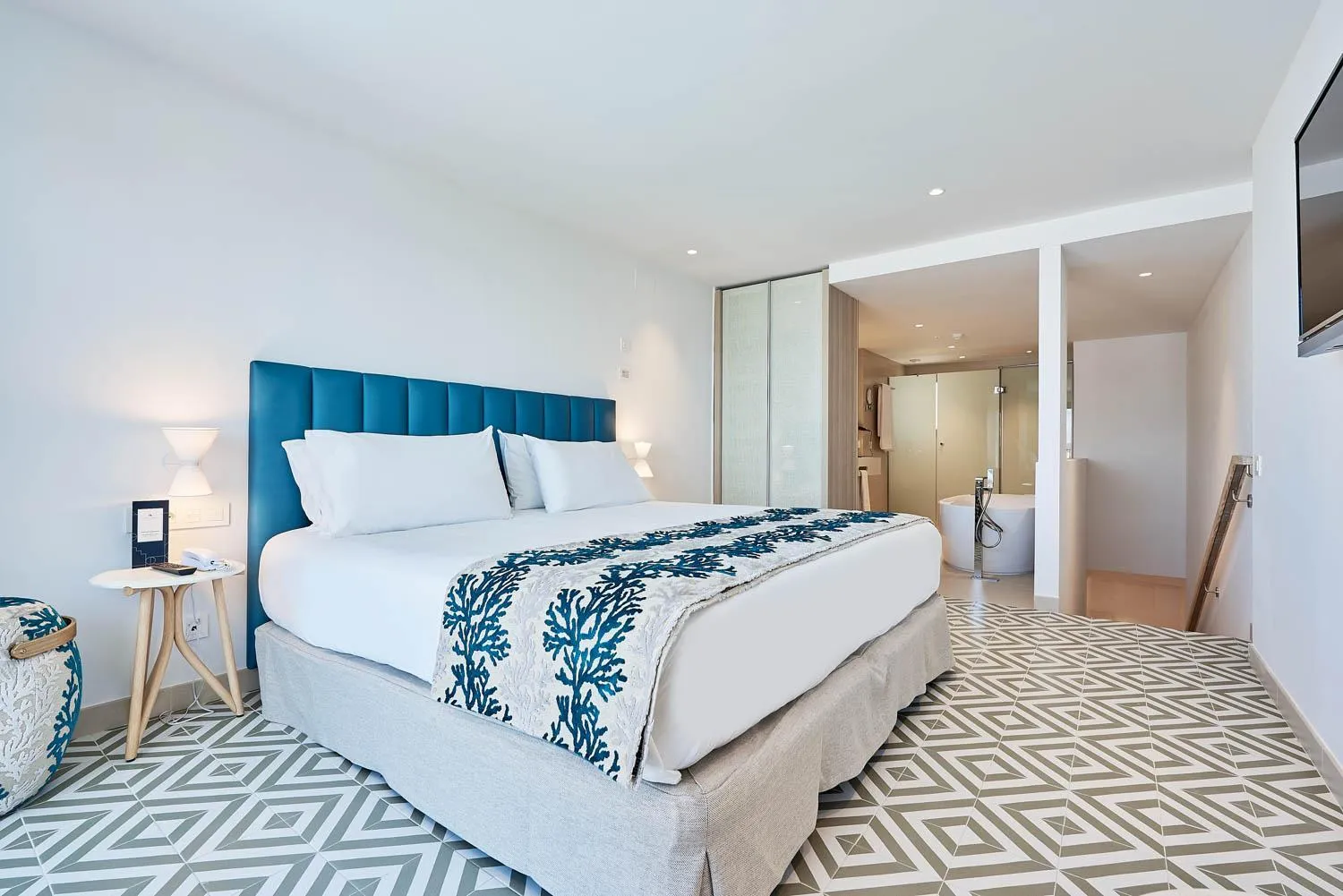 Bed in Eurostars Ibiza