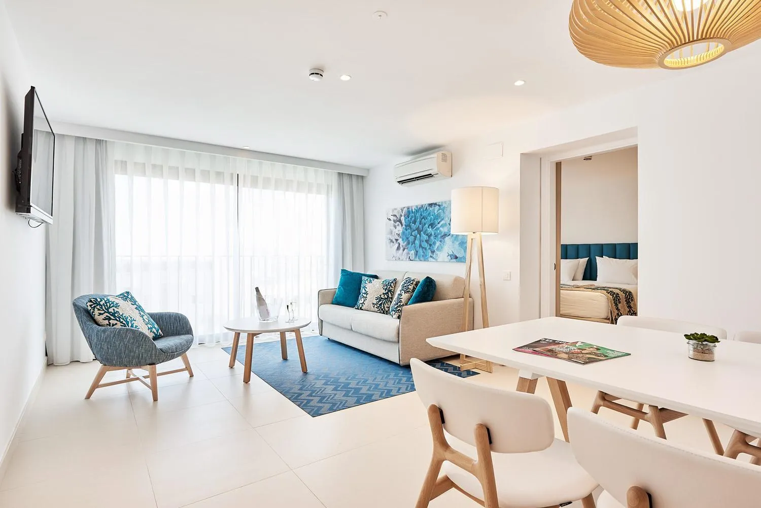 Living room in Eurostars Ibiza