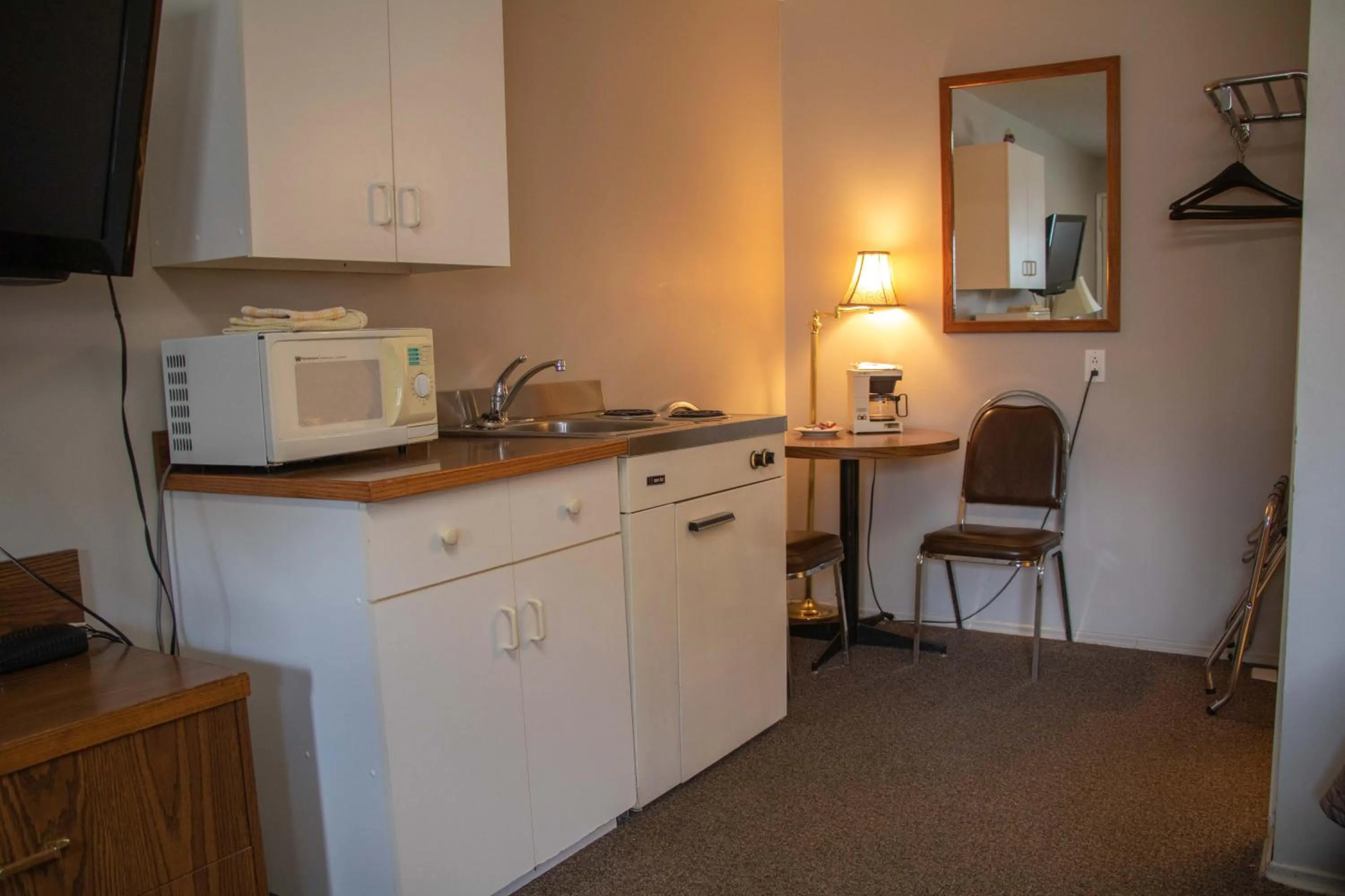 Kitchen or kitchenette in Prairie Oasis Tourist Complex