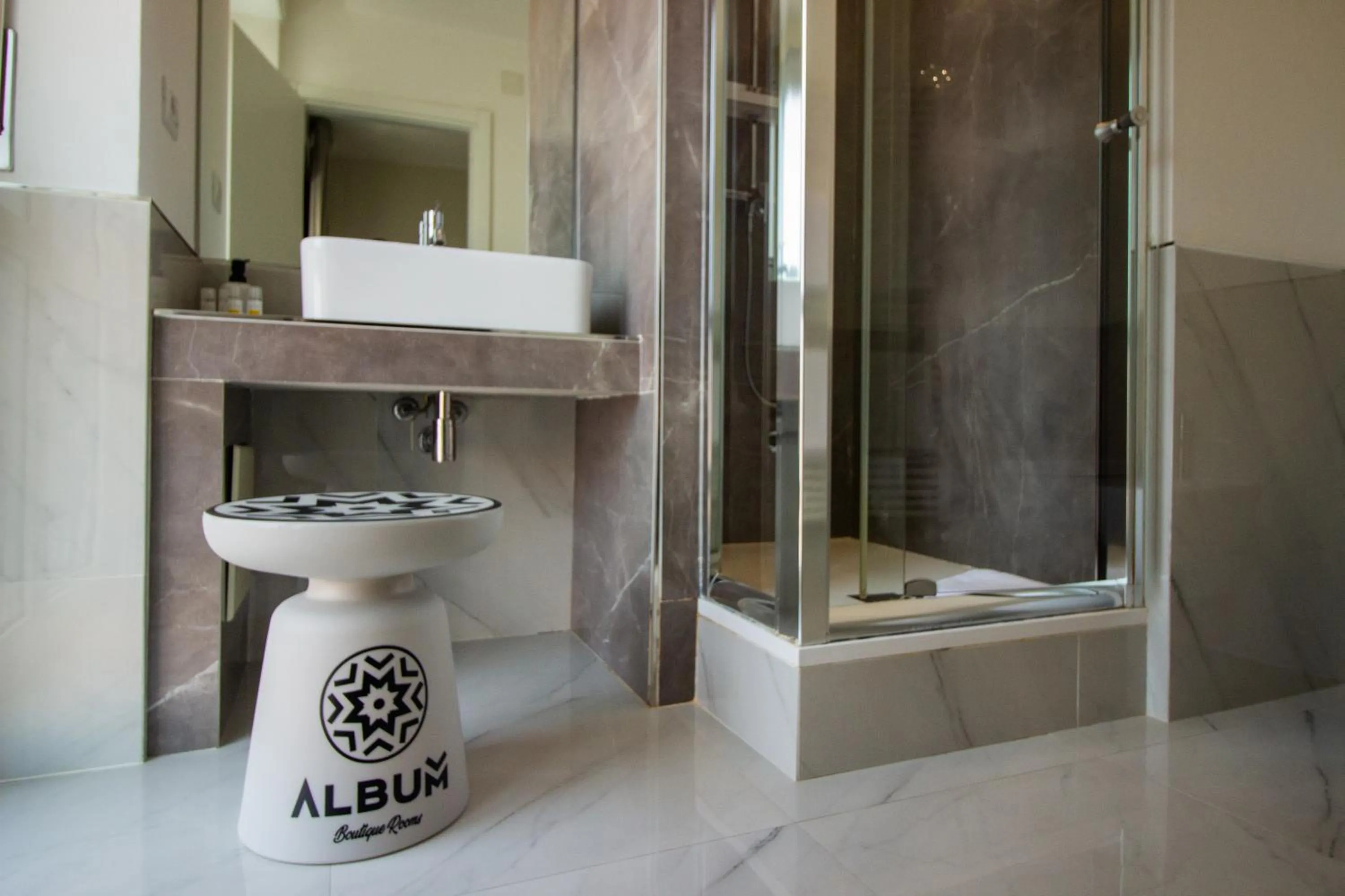 Bathroom in Album Boutique Rooms