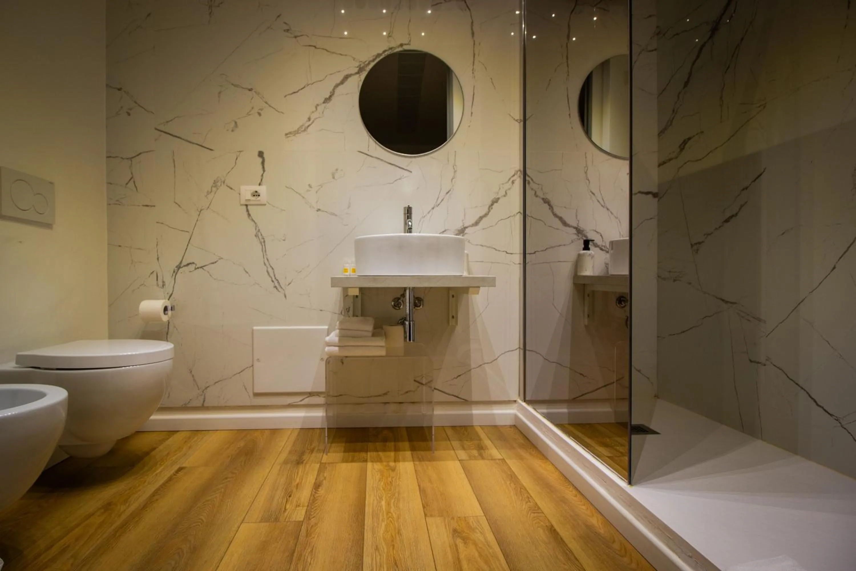 Shower in Album Boutique Rooms