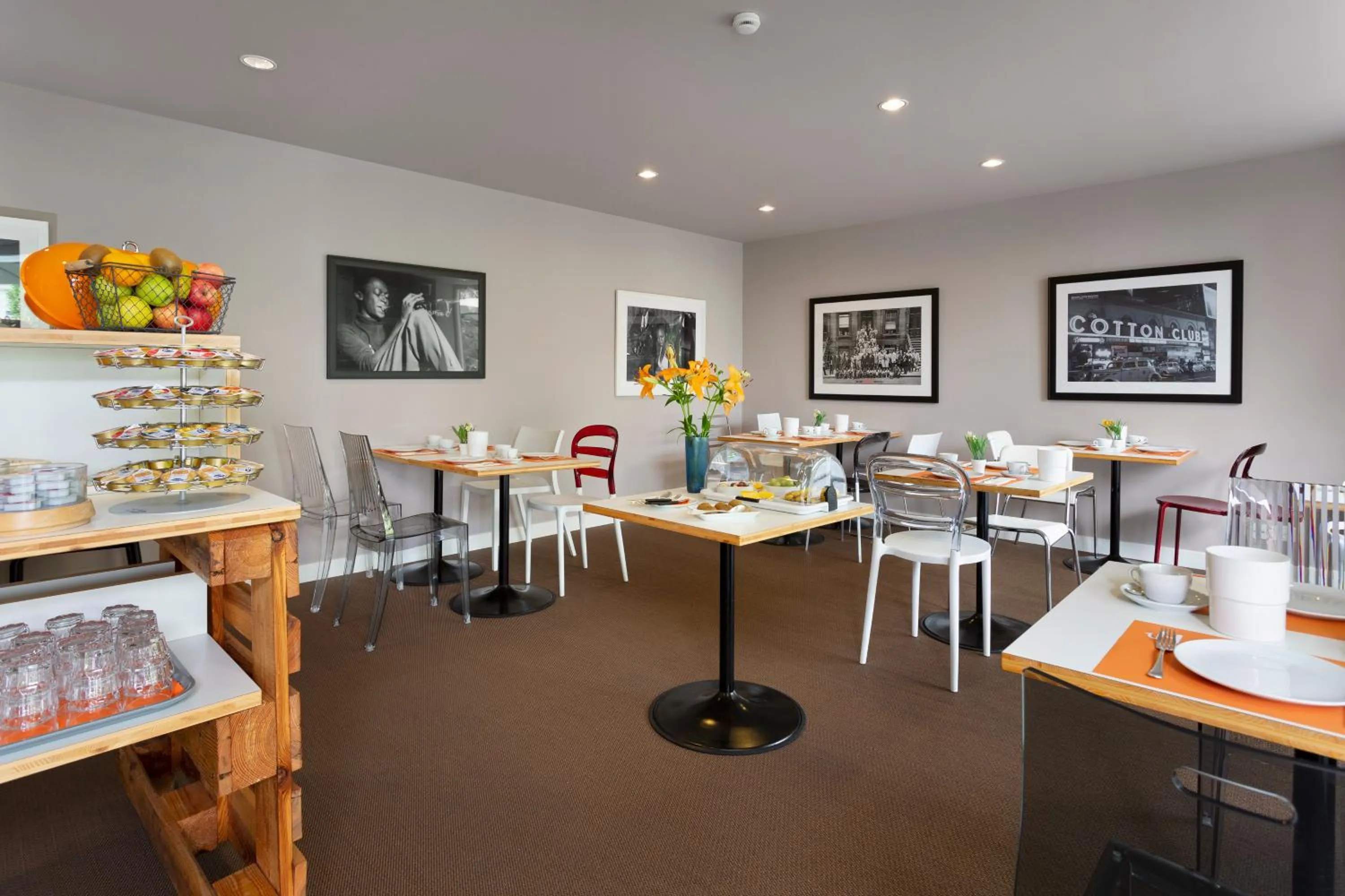 Food and drinks in Jazz Hotel Ascona